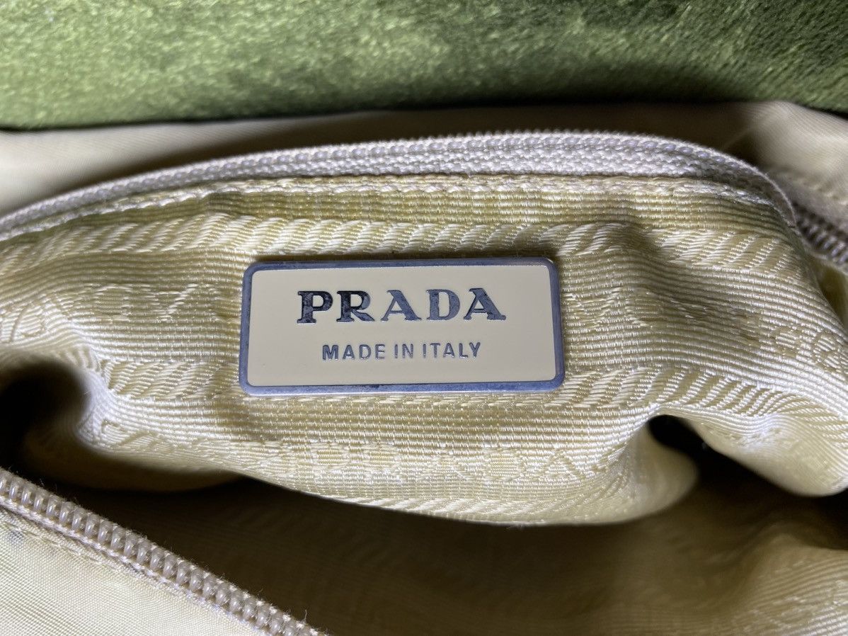 Prada Vintage Prada khaki beige nylon tessuto crossbody bag Size ONE SIZE - 5 Thumbnail