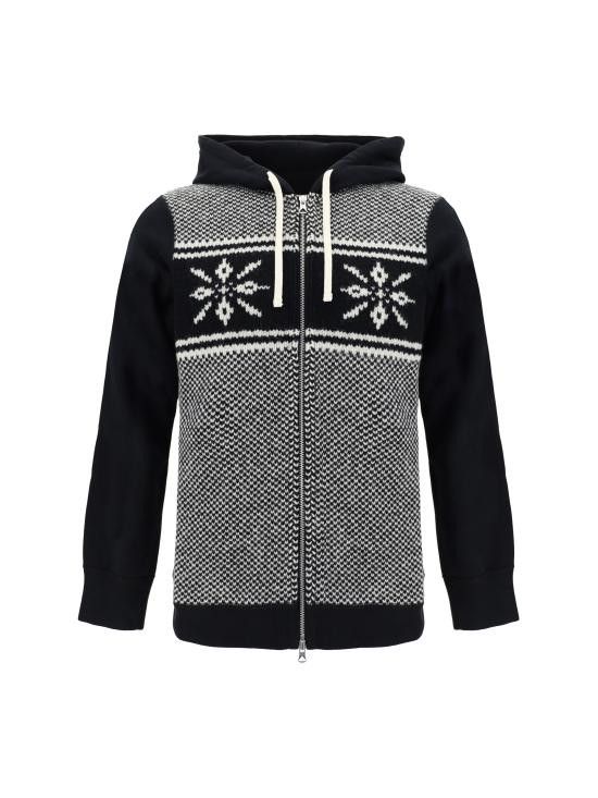 【関税込み】Junya Watanabe Textured drawstring zipped hoodie Junya Watanabe Textured Drawstring Zipped Hoodie | Grailed