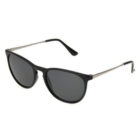 Foster Grant Foster Grant Women's Polarized Black Metal Round Fashion Size ONE SIZE - 1 Thumbnail