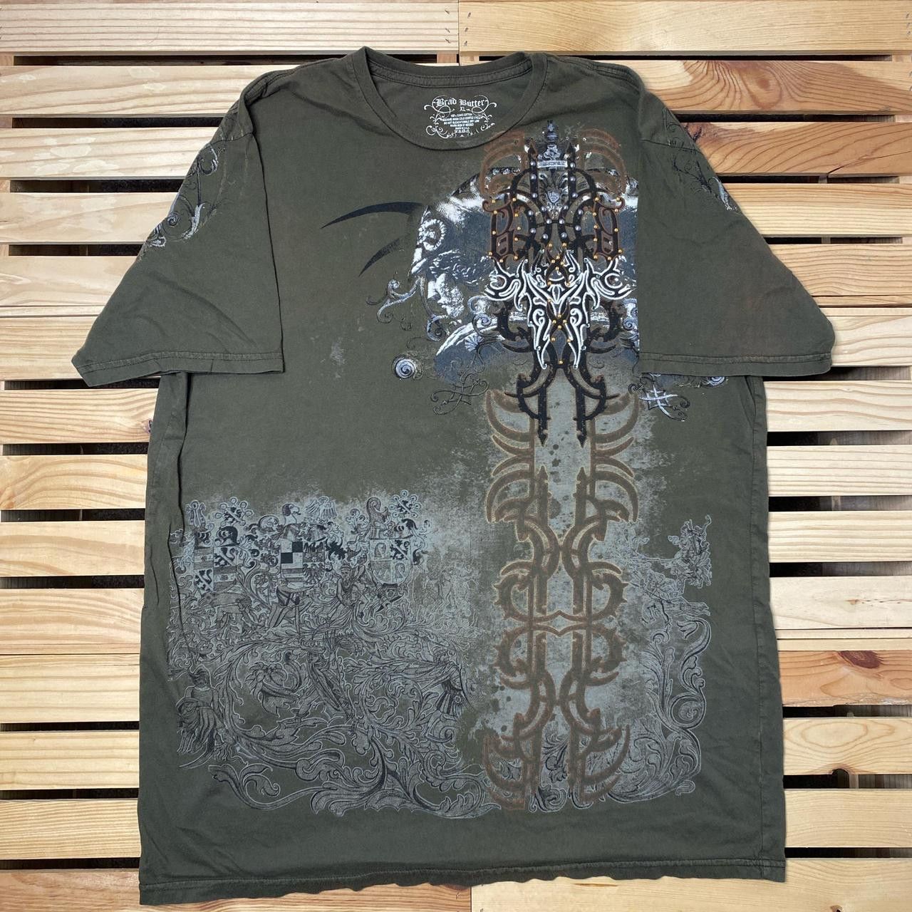 Other Brad Butter Green Y2K Goddess Athena Tee Size XL Size US XL / EU 56 / 4 - 2 Thumbnail