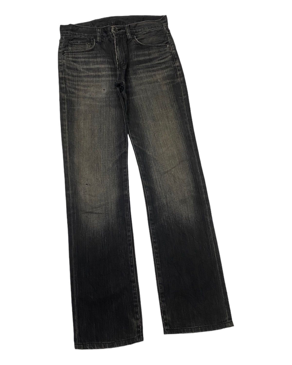 Undercover × Uniqlo UNIQLO JAPAN BLACK BOOTCUT DISTRESS UNDERCOVER STYLE DESIGN Size US 30 / EU 46 - 3 Thumbnail