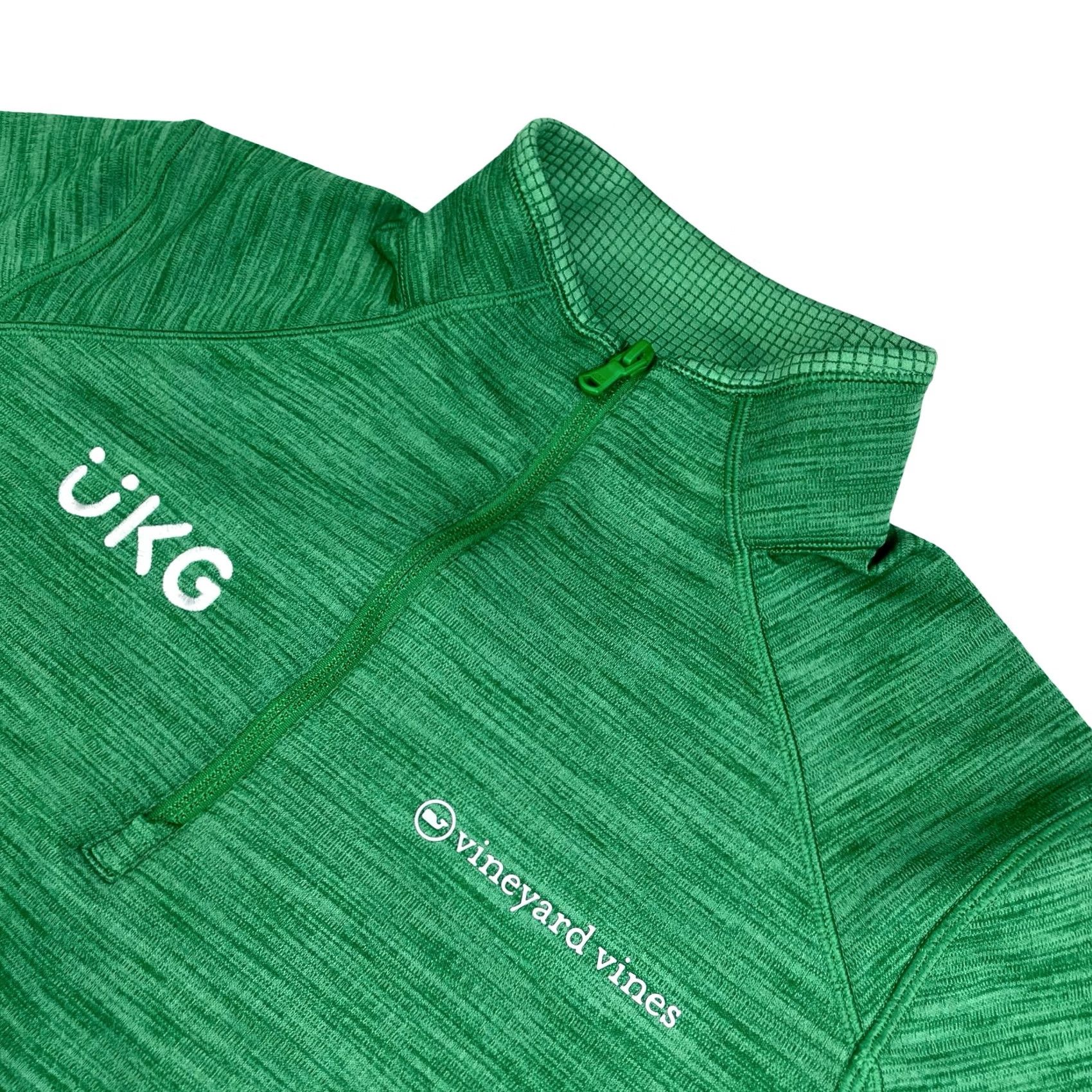 Vineyard Vines Vineyard Vines PGA Tour Issued UKG 1/4 Zip Pullover Green Small Men’s Mock Neck Thermal Lined Golf Activewear Size US S / EU 44-46 / 1 - 2 Thumbnail