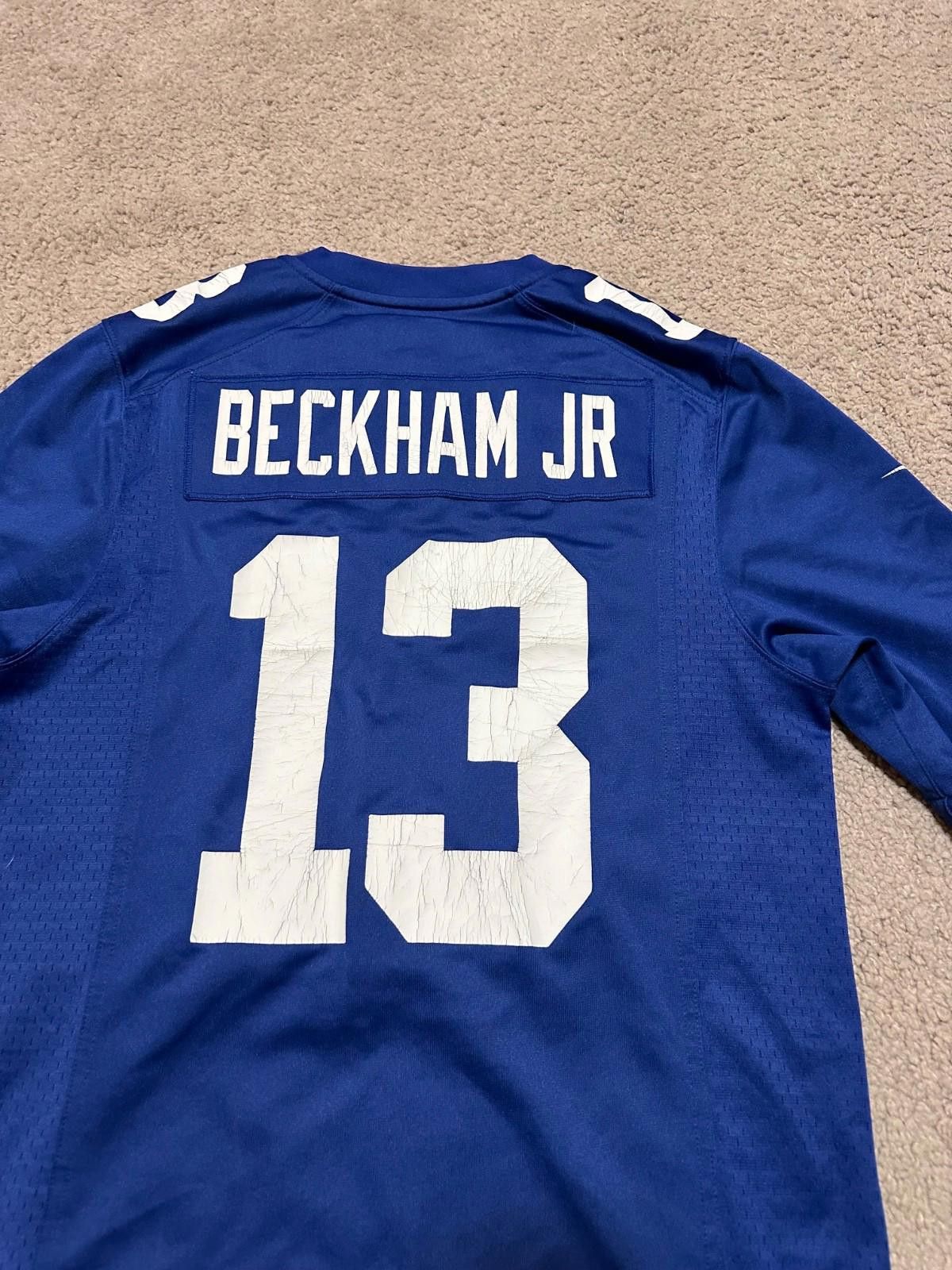 Nike Odell Beckham Jr #13 NY Giants Jersey S Nike NFL On Field Size US S / EU 44-46 / 1 - 8 Thumbnail