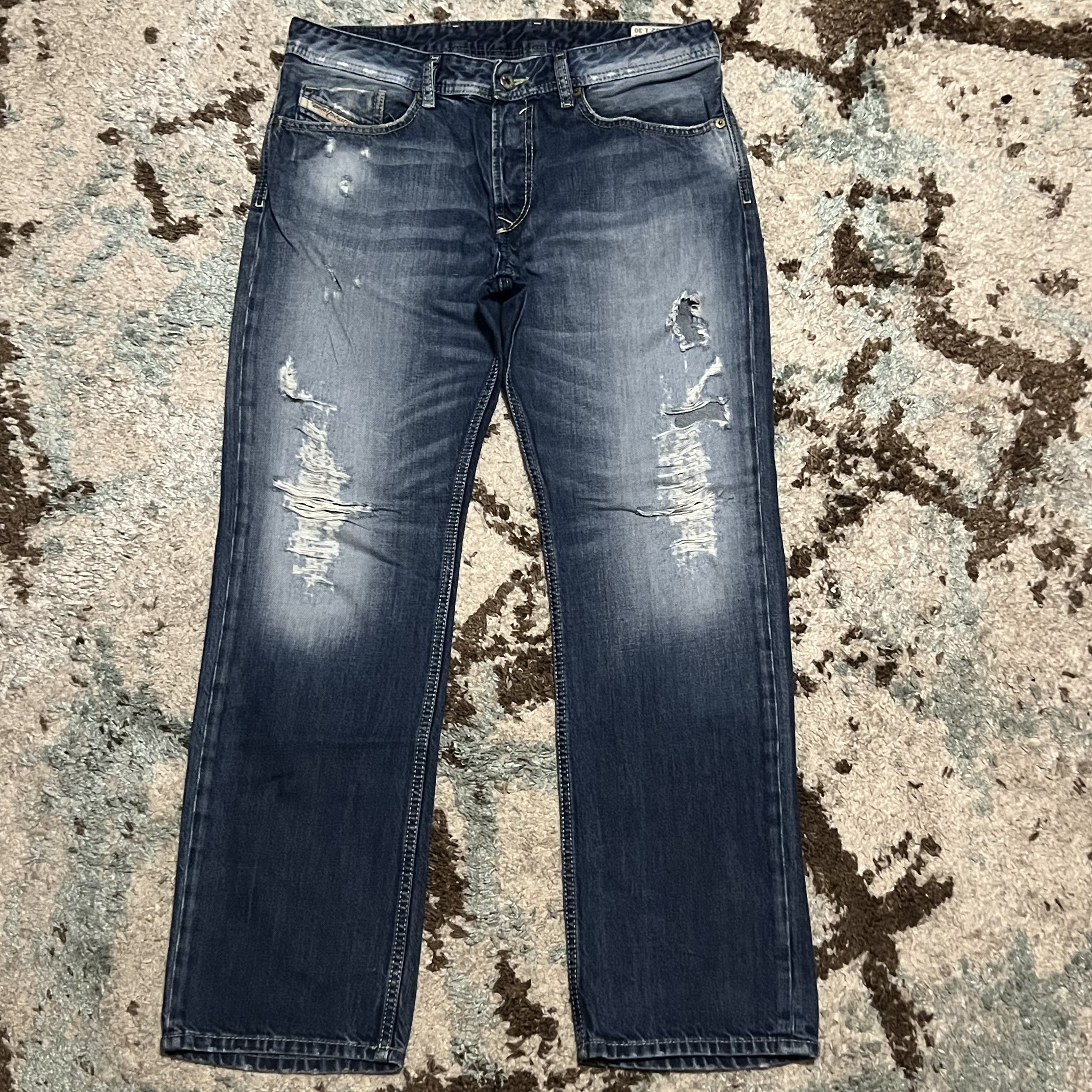 Diesel Diesel Industry Waykee Regular Straight Jeans 32x28 Size US 32 / EU 48 - 1 Thumbnail