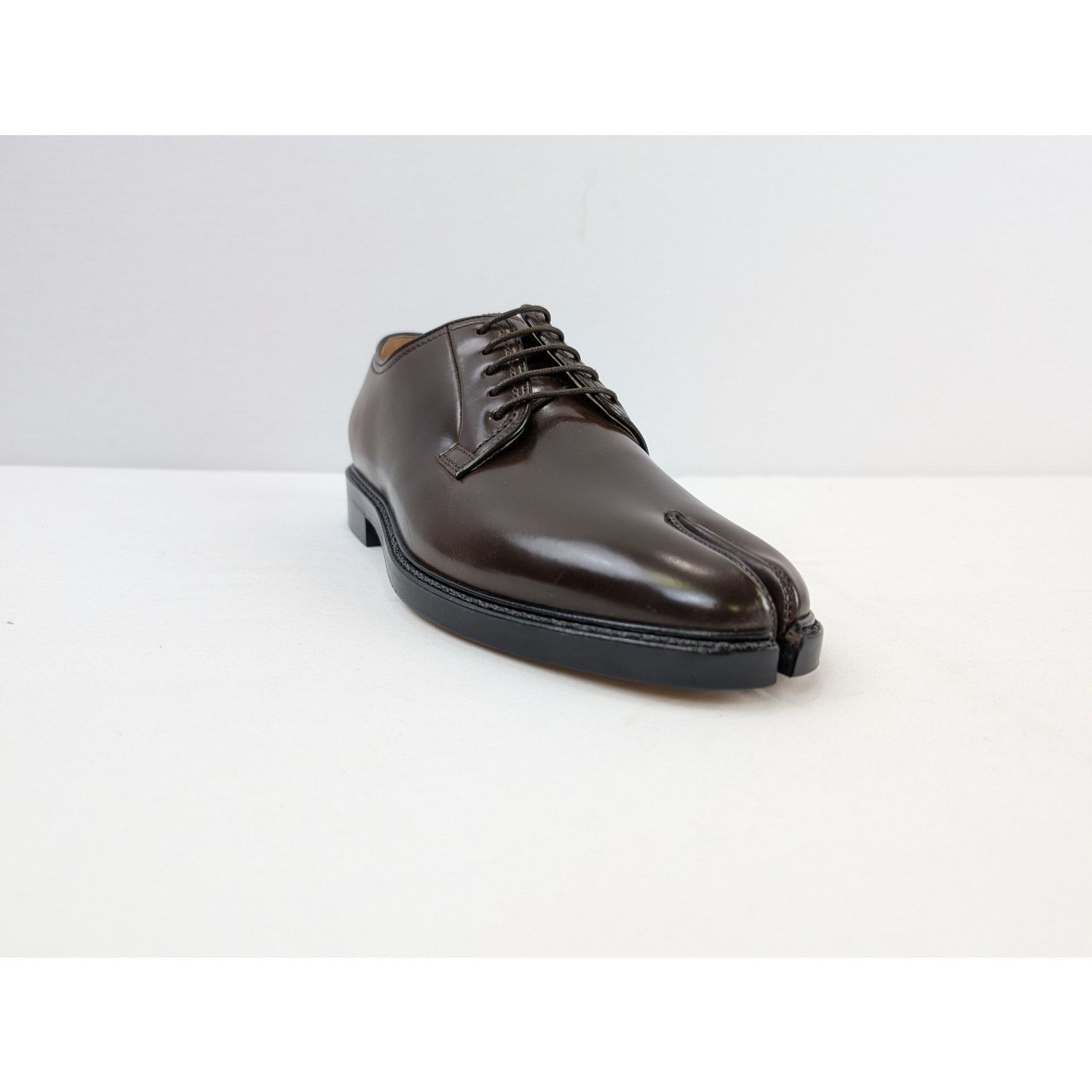 Maison Margiela o1rshd1 Tabi Derby Shoe Boots in Brown Size US 10 / EU 43 - 2 Thumbnail