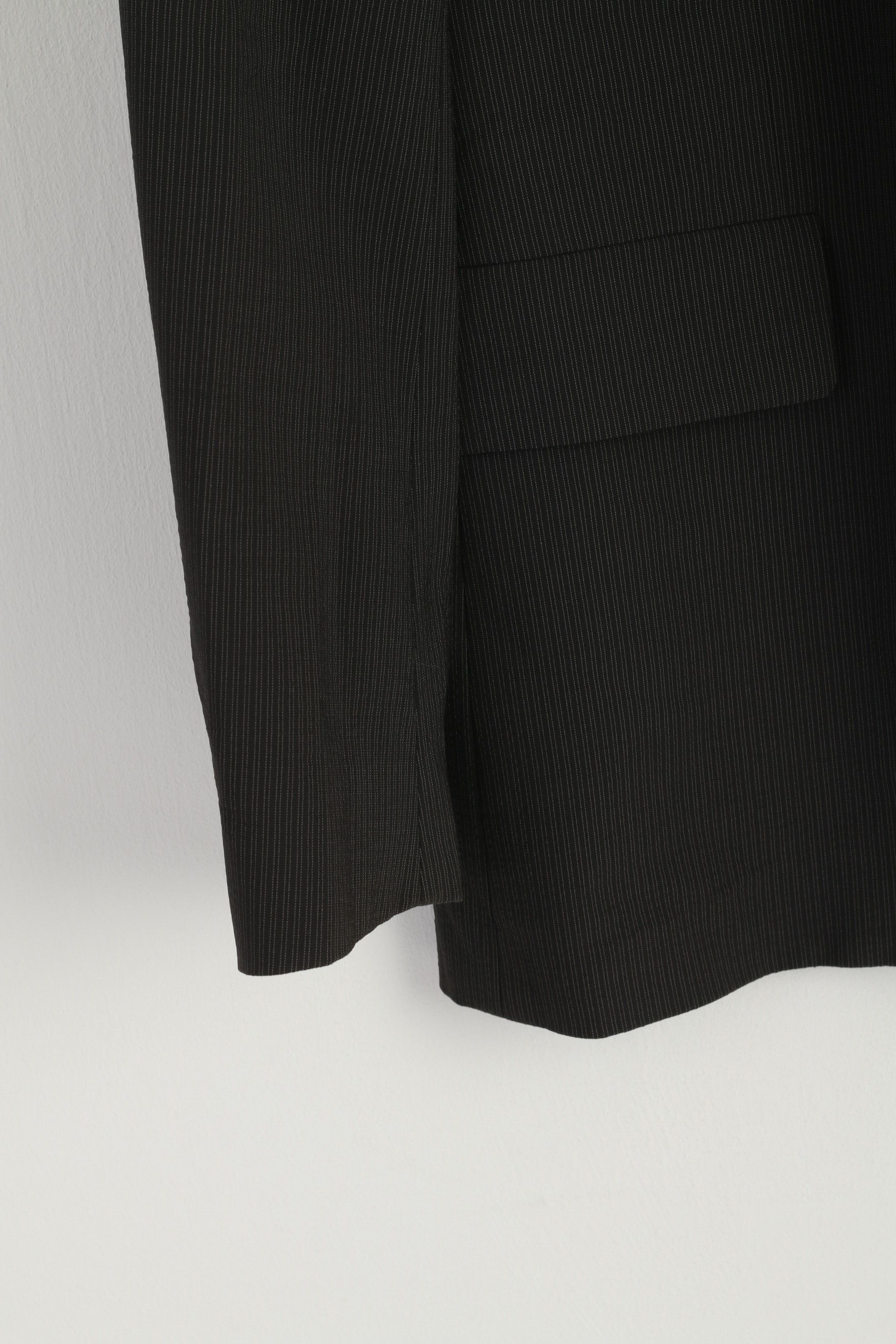 Hugo Boss Hugo Boss Men 48 38 Blazer Charcoal Striped 3230 Size 38R - 3 Thumbnail
