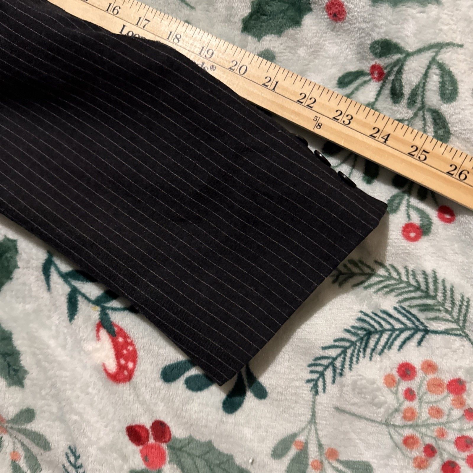 Other Jonathan Reid Botany 500 Pinstripe Blazer ( See Measurement Size 48R - 6 Thumbnail
