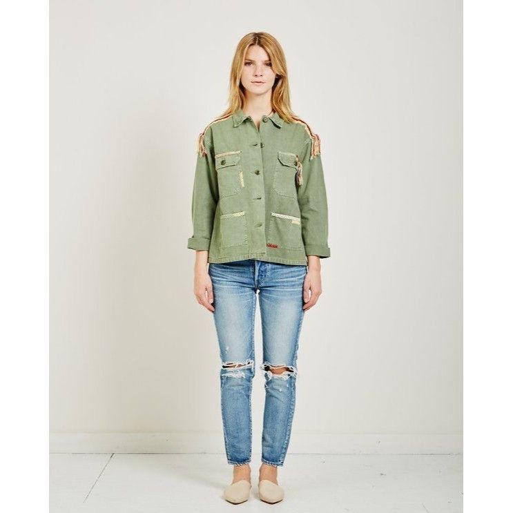 THE GREAT The Great 0 Long Sleeves Button Front The Sergeant Jacket Size XS / US 0-2 / IT 36-38 - 1 Thumbnail