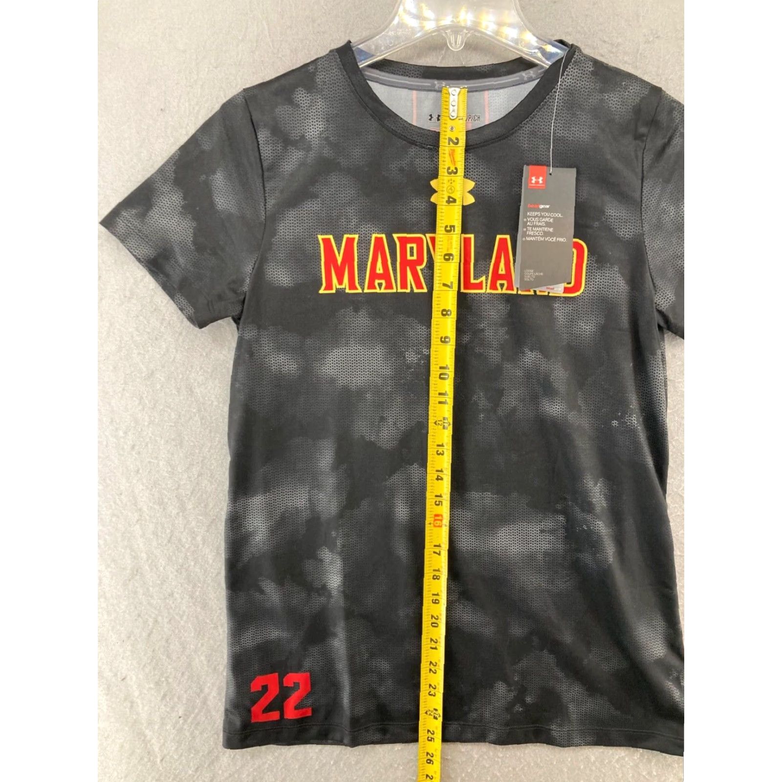 Under Armour Under Armour Mens Shirt Small Black Fitted HeatGear NWT Maryland Jorgensen Size US S / EU 44-46 / 1 - 3 Thumbnail