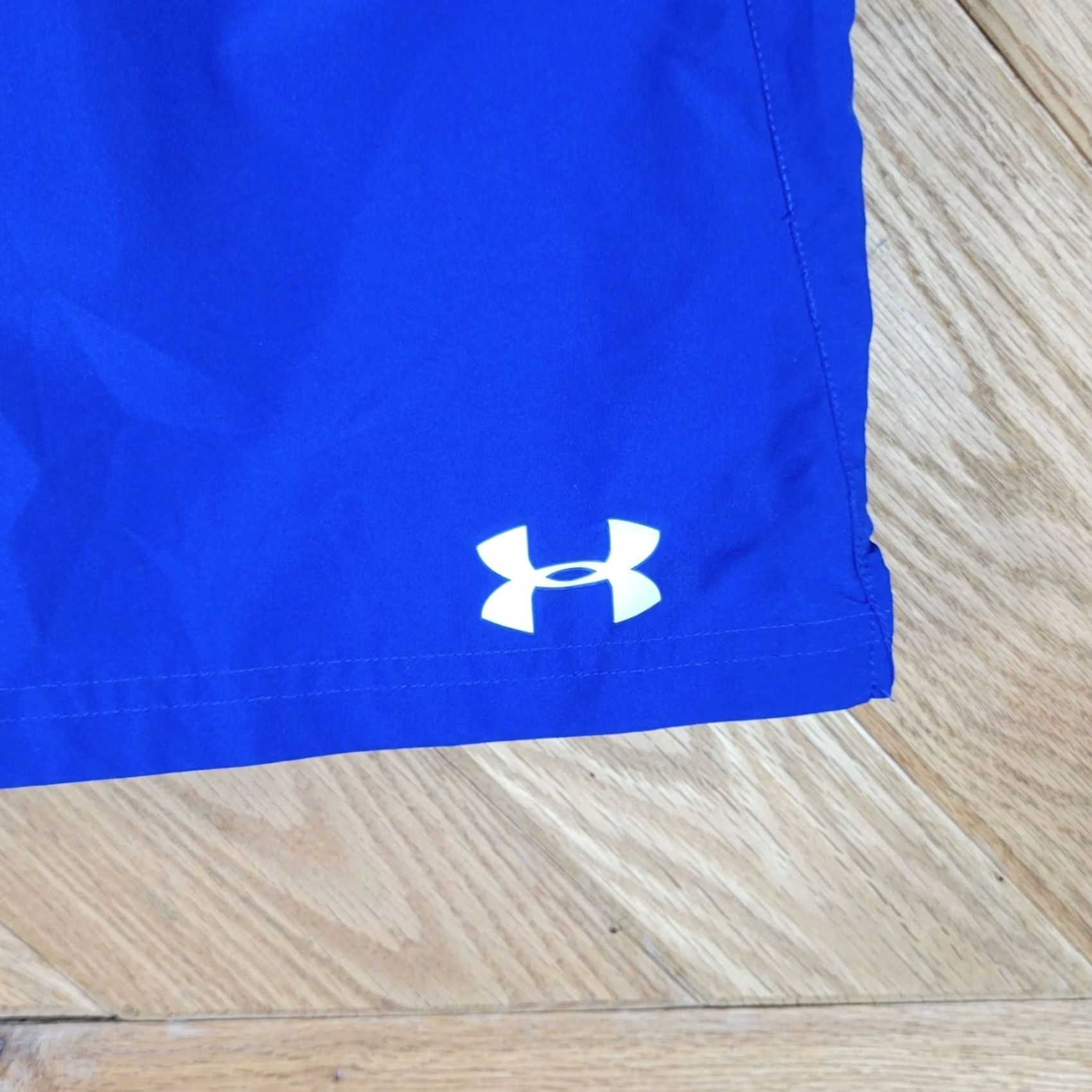 Under Armour Under Armour Mens Blue Athletic Shorts Size M Running Active Drawstring Waist Size US 31 - 2 Thumbnail