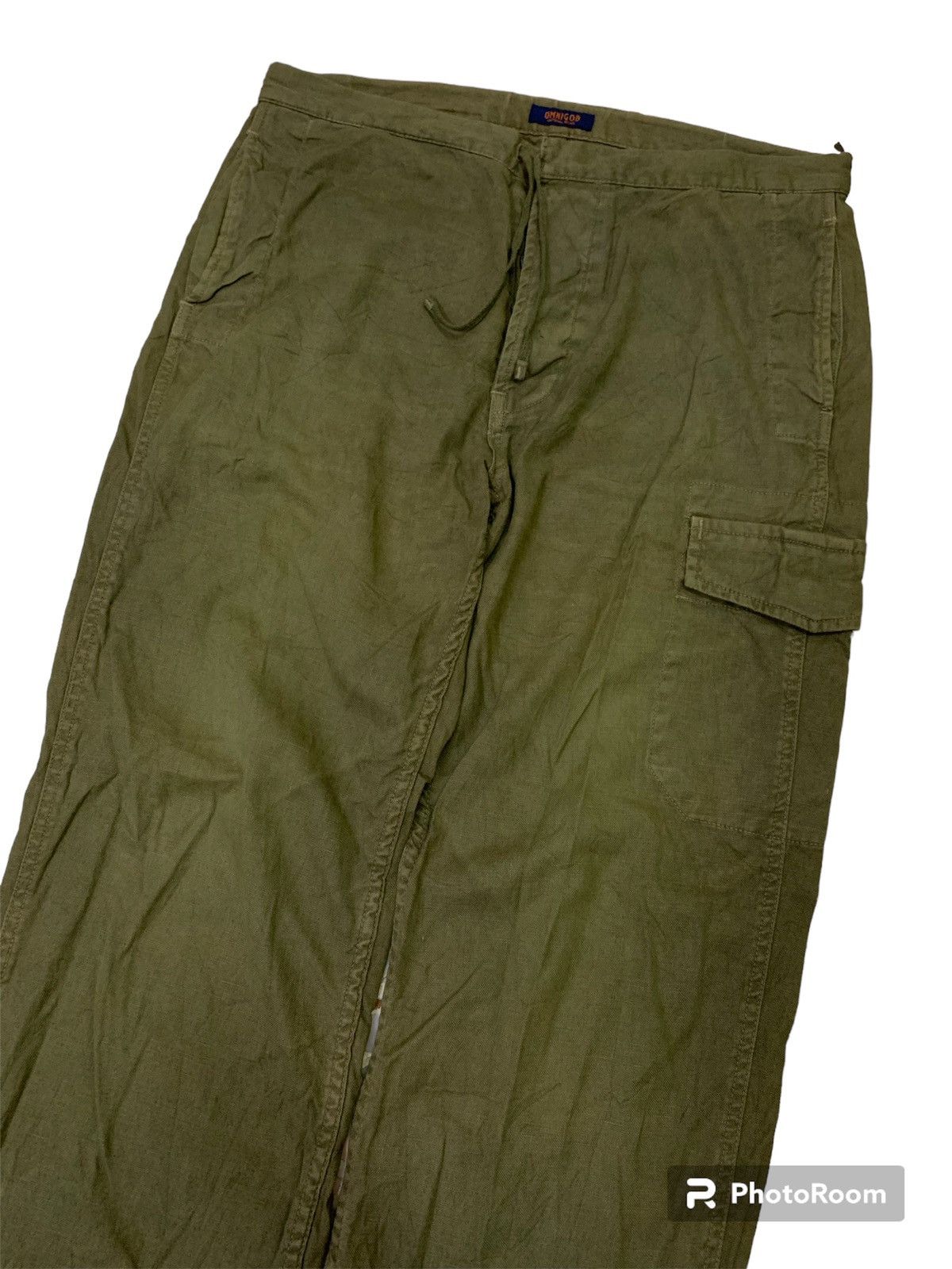 OMNIGOD 💥Vintage Omnigod Green Military Cargo Size US 33 - 2 Thumbnail