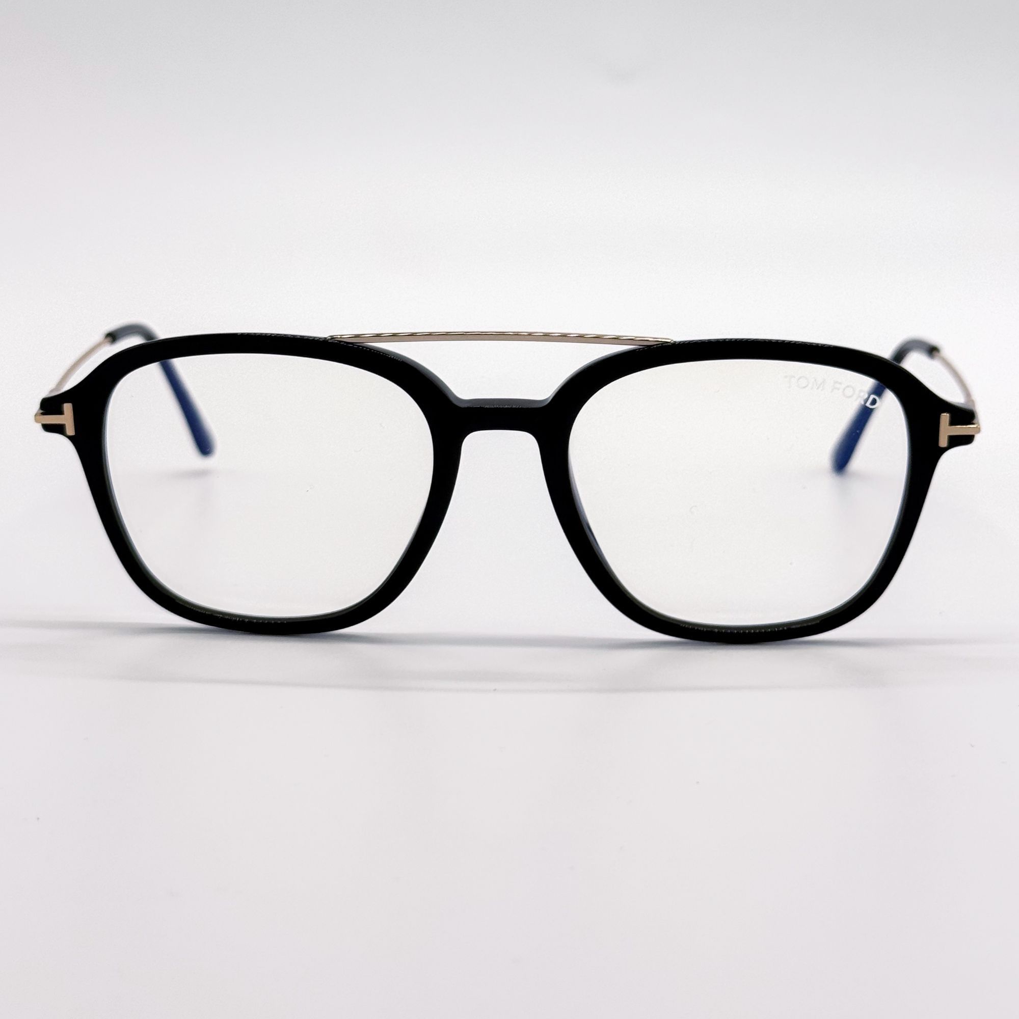Tom Ford NEW TOM FORD EYEGLASSES TF5610 001 BLACK/GOLD MEN FT5610 001 Size ONE SIZE - 3 Thumbnail