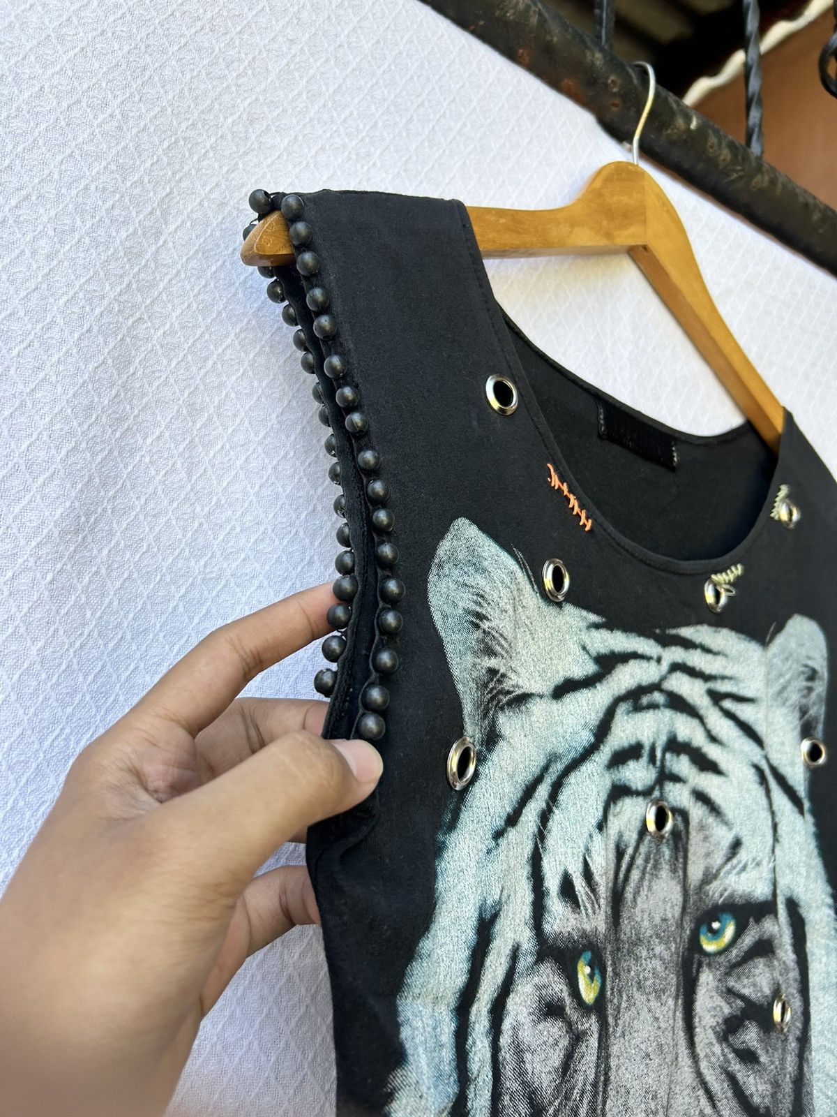 If Six Was Nine × Japanese Brand × Le Grande Bleu (L.G.B.) 💸BINDINGOFFER💸Showtime japanese gothic tiger shirt Size US L / EU 52-54 / 3 - 4 Thumbnail
