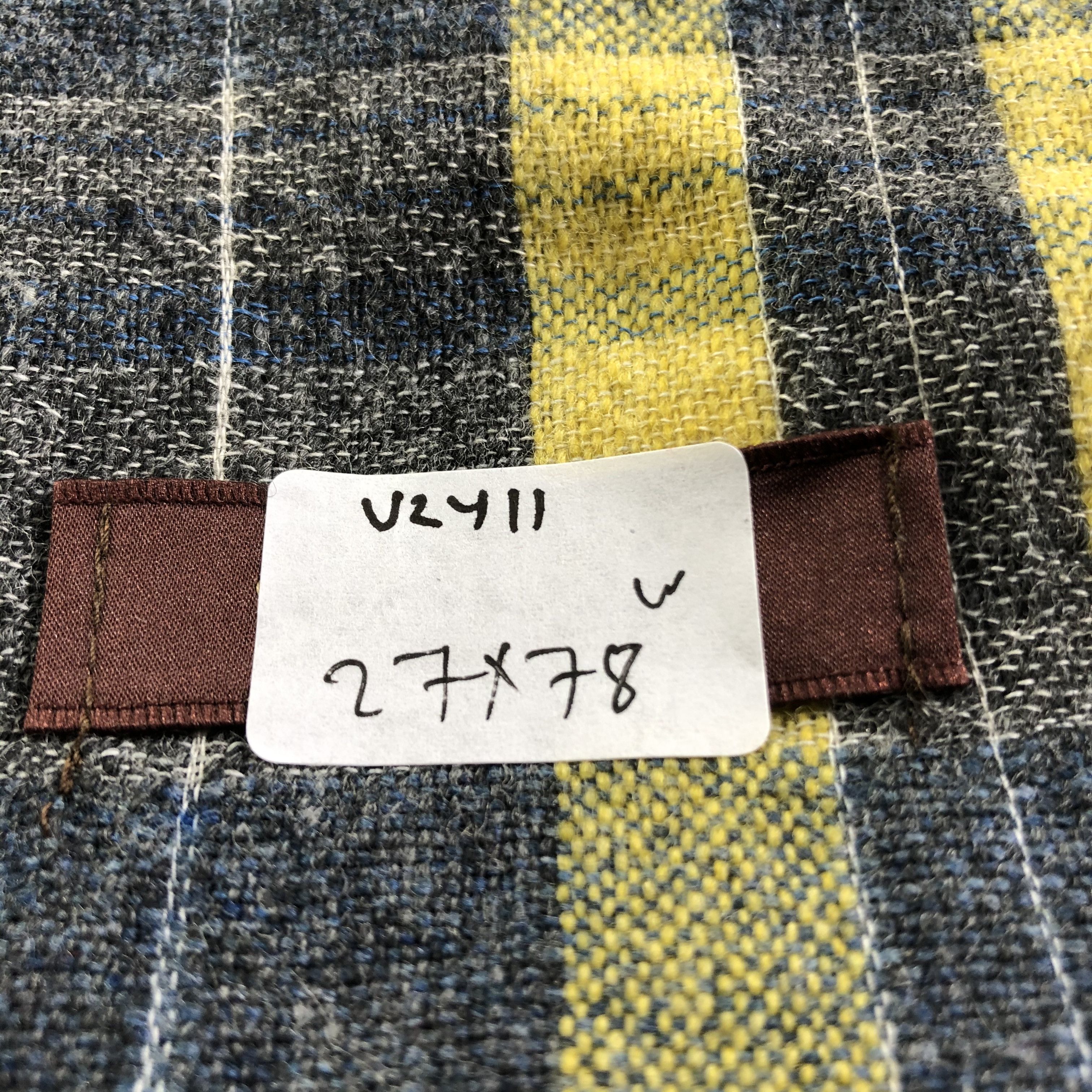 Takeo Kikuchi Takeo Kikuchi Tartan Wool Scarf Muffler Neckwear V2411 Size ONE SIZE - 6 Thumbnail
