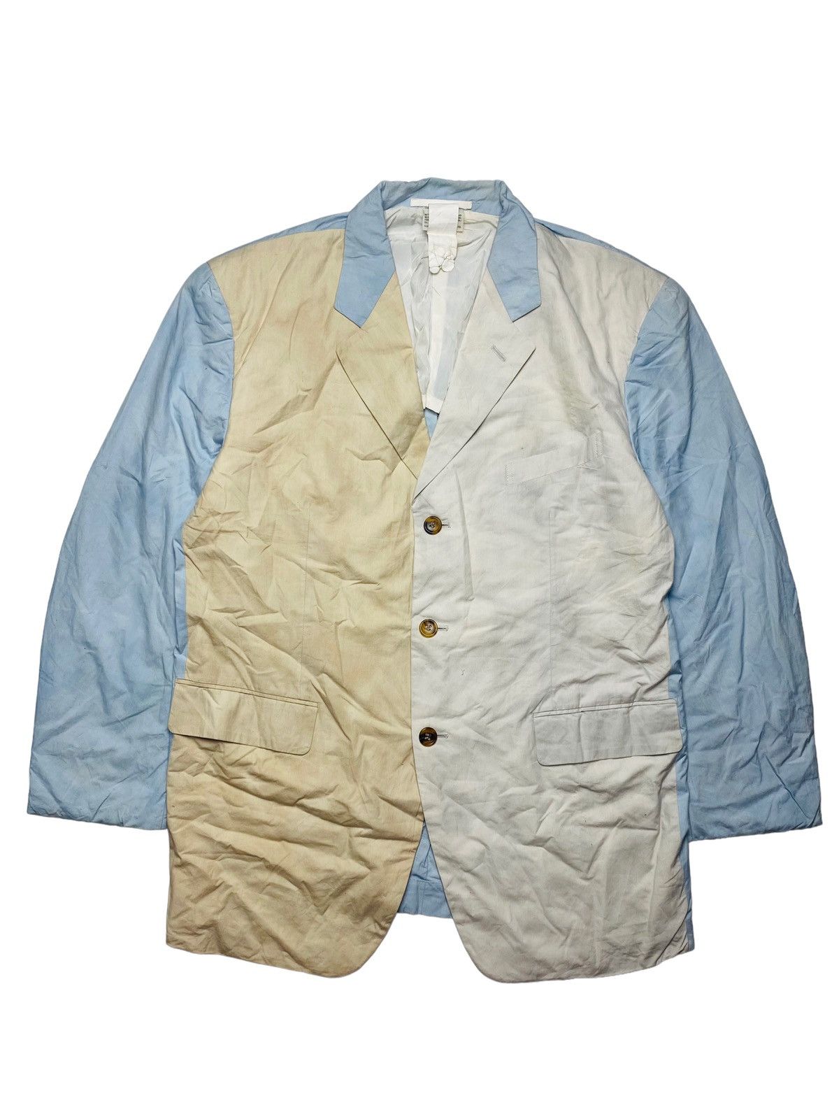 Comme des Garcons Homme Plus AW 1989/1990 CDGHP+ Archive Two Tone Blazer Size US L / EU 52-54 / 3 - 2 Thumbnail