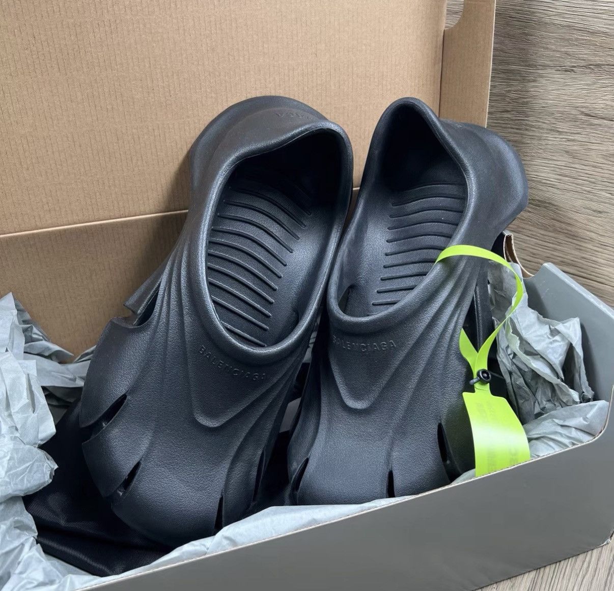 Balenciaga Balenciaga Black Clogs J41 Size US 9 / EU 42 - 2 Thumbnail