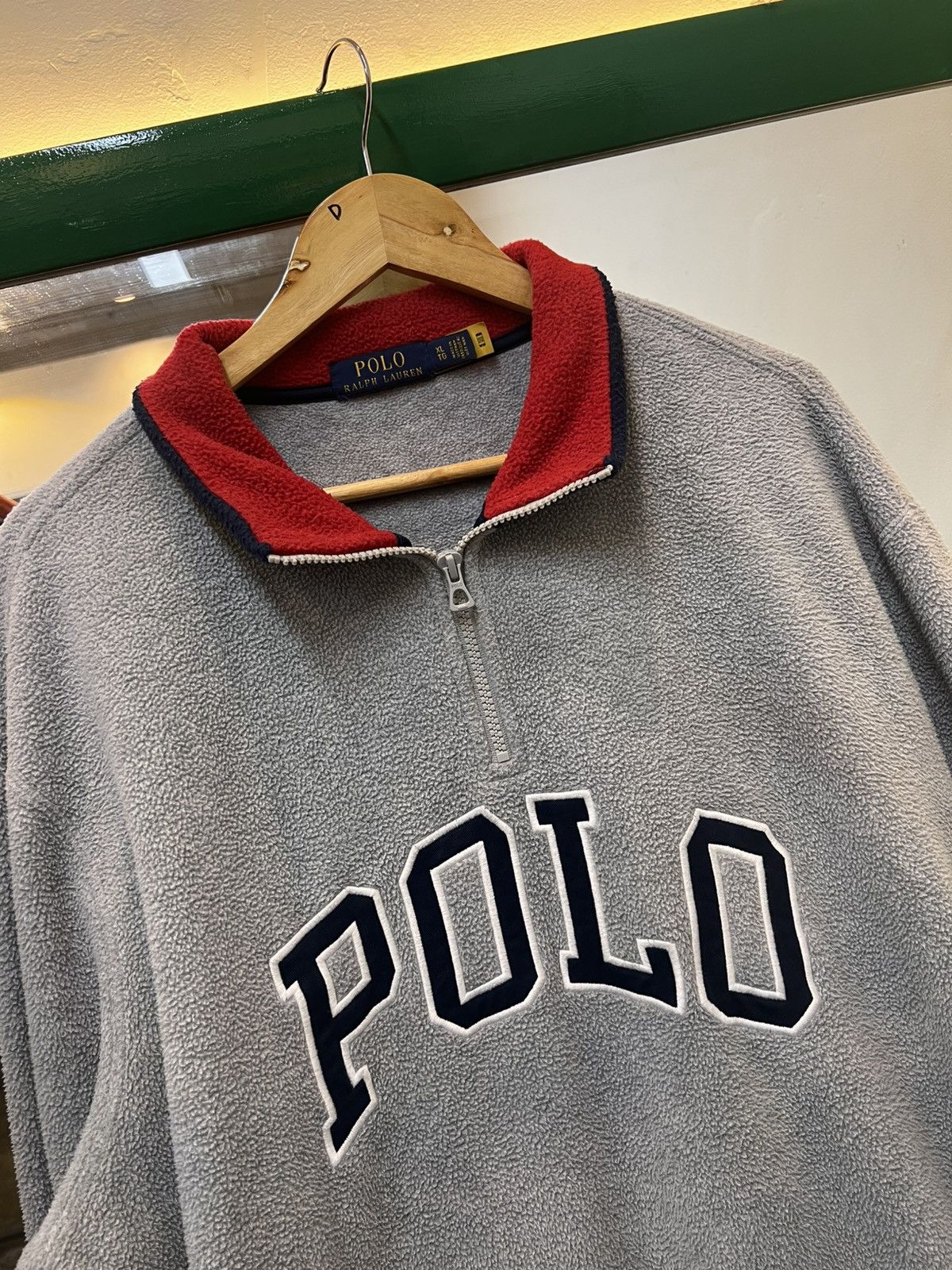 Polo Ralph Lauren Polo Ralph Lauren Half Zipper Sweater Size US XL / EU 56 / 4 - 4 Thumbnail