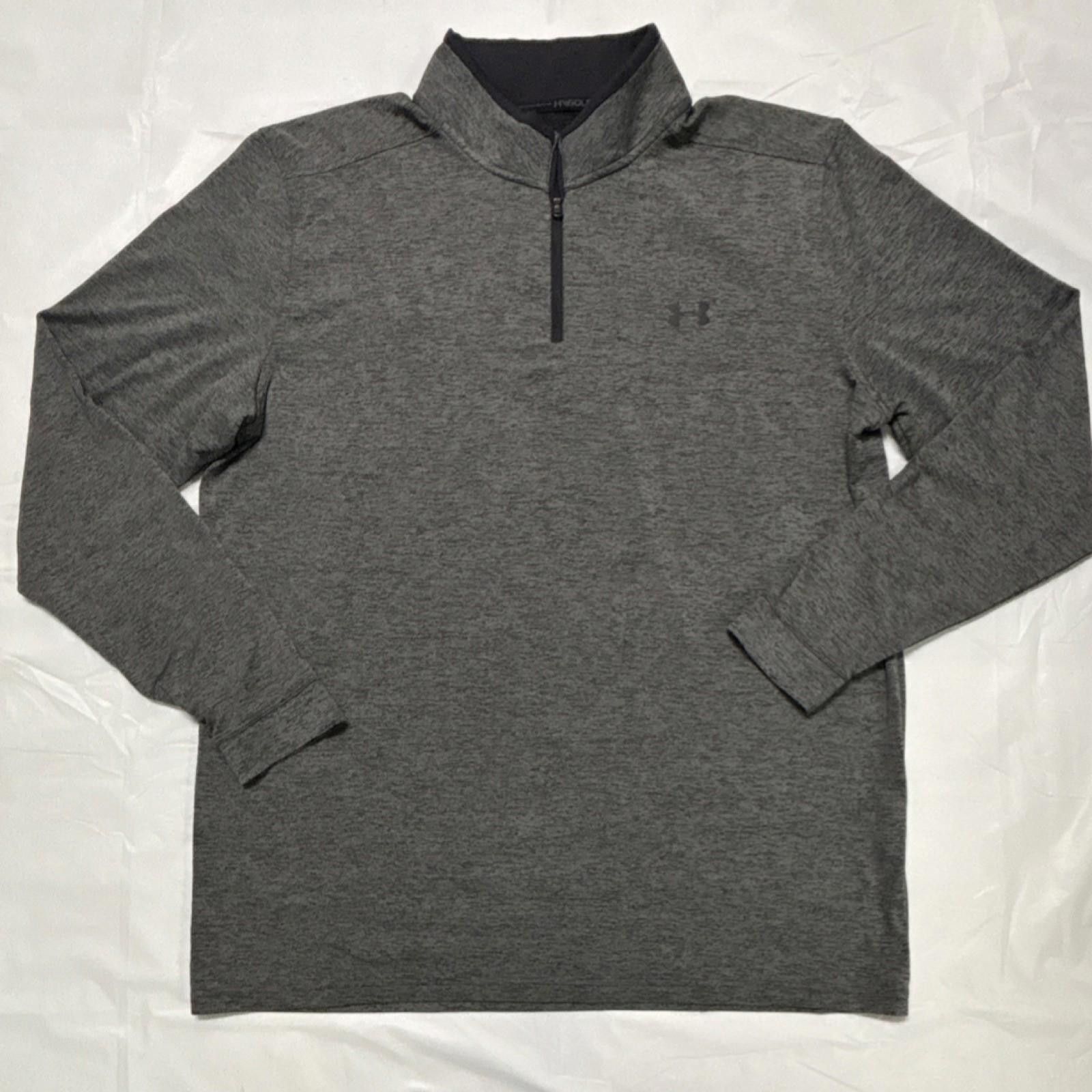 Under Armour Under Armour HeatGear Golf 1/4 Zip Polo Shirt XL Gray Size ONE SIZE - 1 Thumbnail