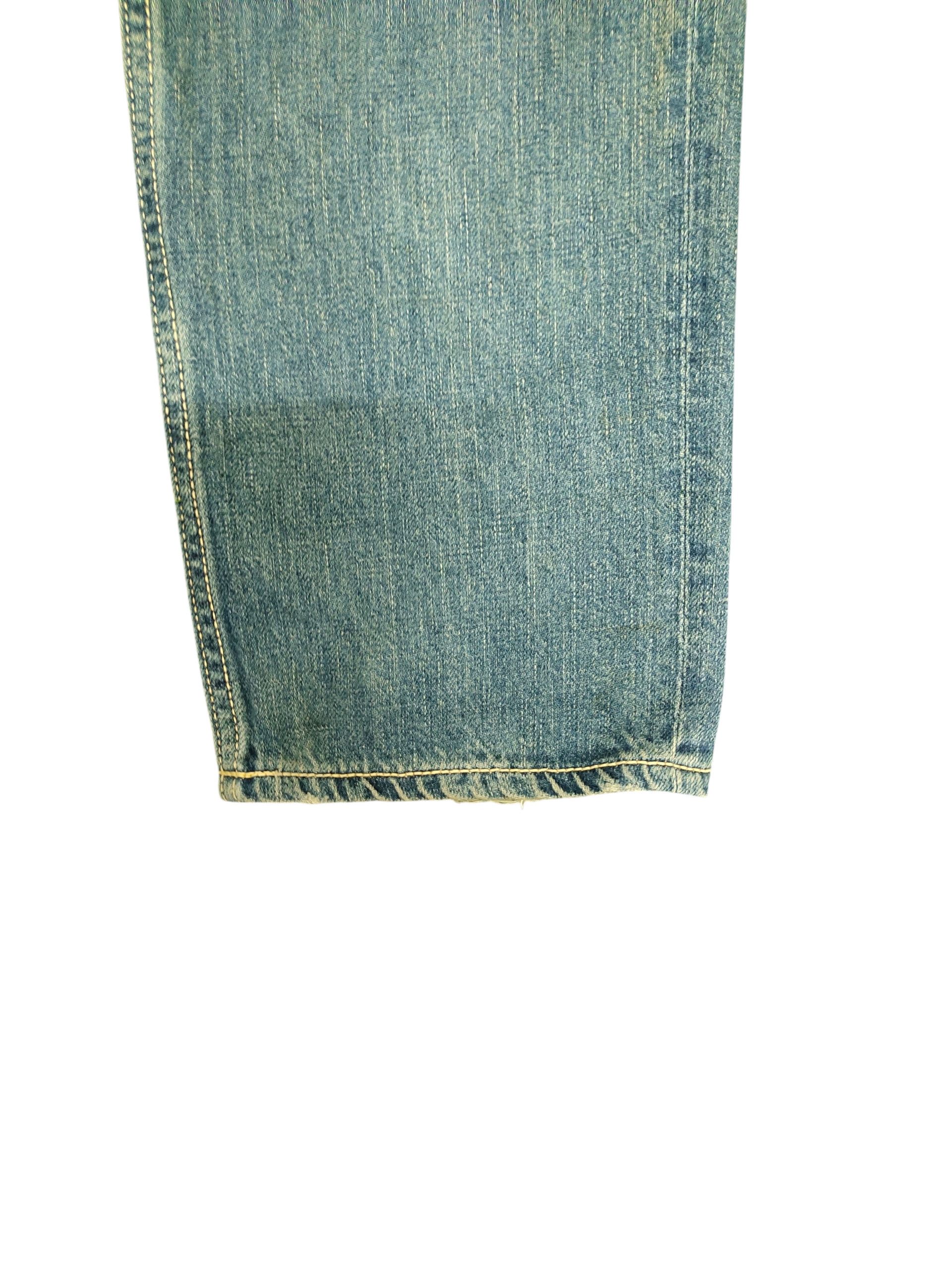 Kapital Domingo Owleye Japan Patchwork Dirty Clawmark Distress Jeans Size US 31 - 5 Thumbnail