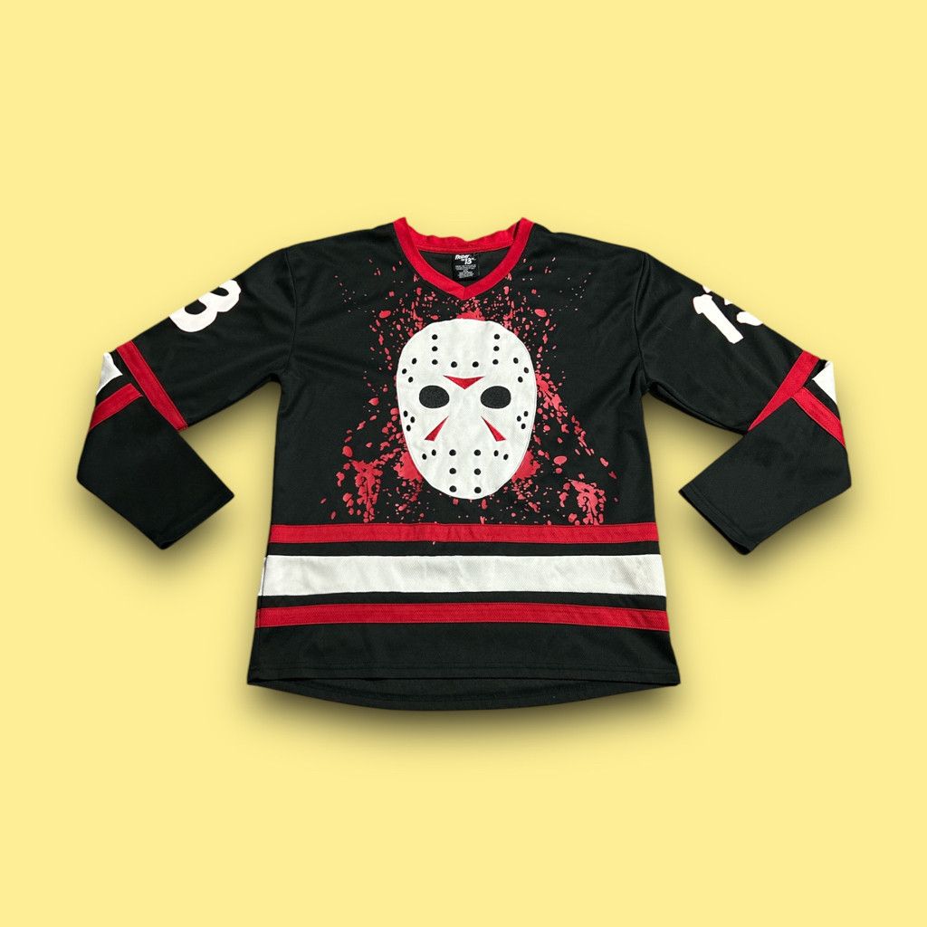 Rare like new Friday The factory 13th Jason Voorhees Hockey Jersey