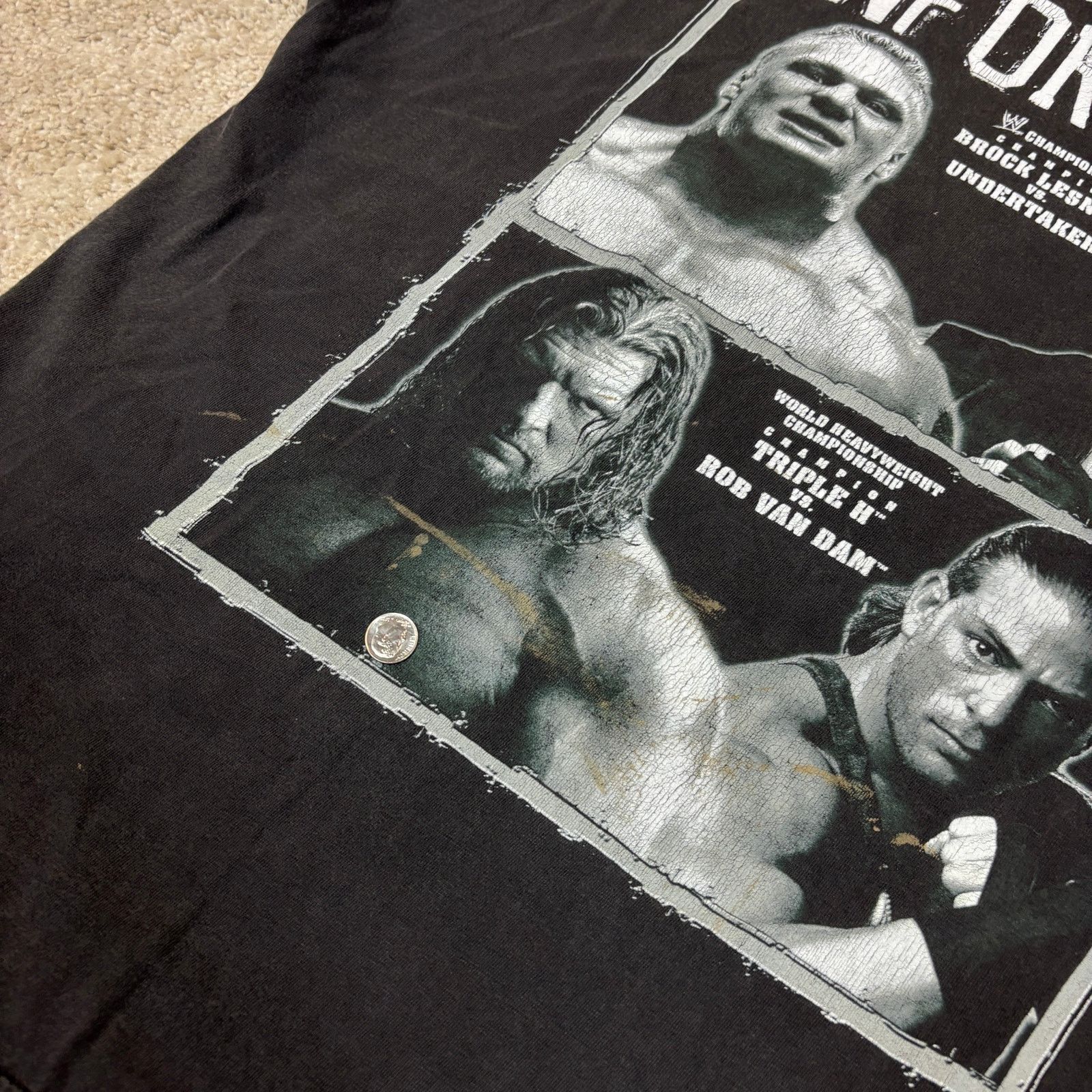 WWE Vintage Unforgiven WWE T Shirt Men's 2XL Undertaker Size US XXL / EU 58 / 5 - 8 Thumbnail