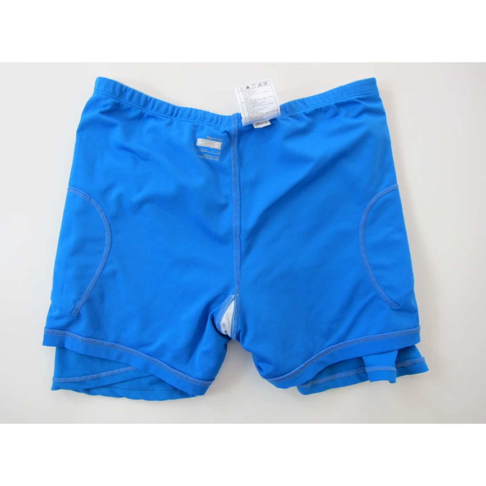 Nike Nike Blue Nylon Stretch Built in Short Tennis Workout Skort Skirt Women Small Size 28" / US 6 / IT 42 - 4 Thumbnail