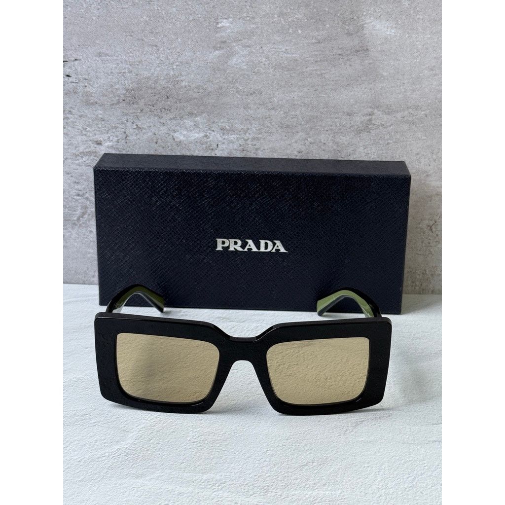 Prada NEW Prada PR D01S Sunglasses in Black Green $390 Size ONE SIZE - 6 Thumbnail