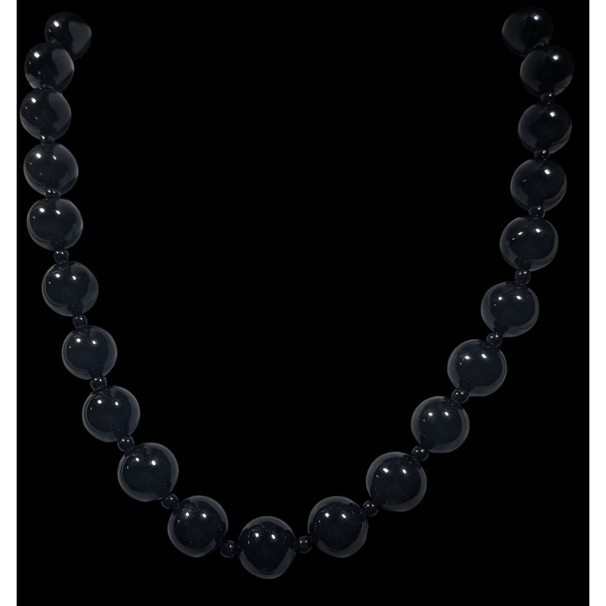 Other Classic Retro Chunky Black Beaded Necklace Size ONE SIZE - 3 Thumbnail