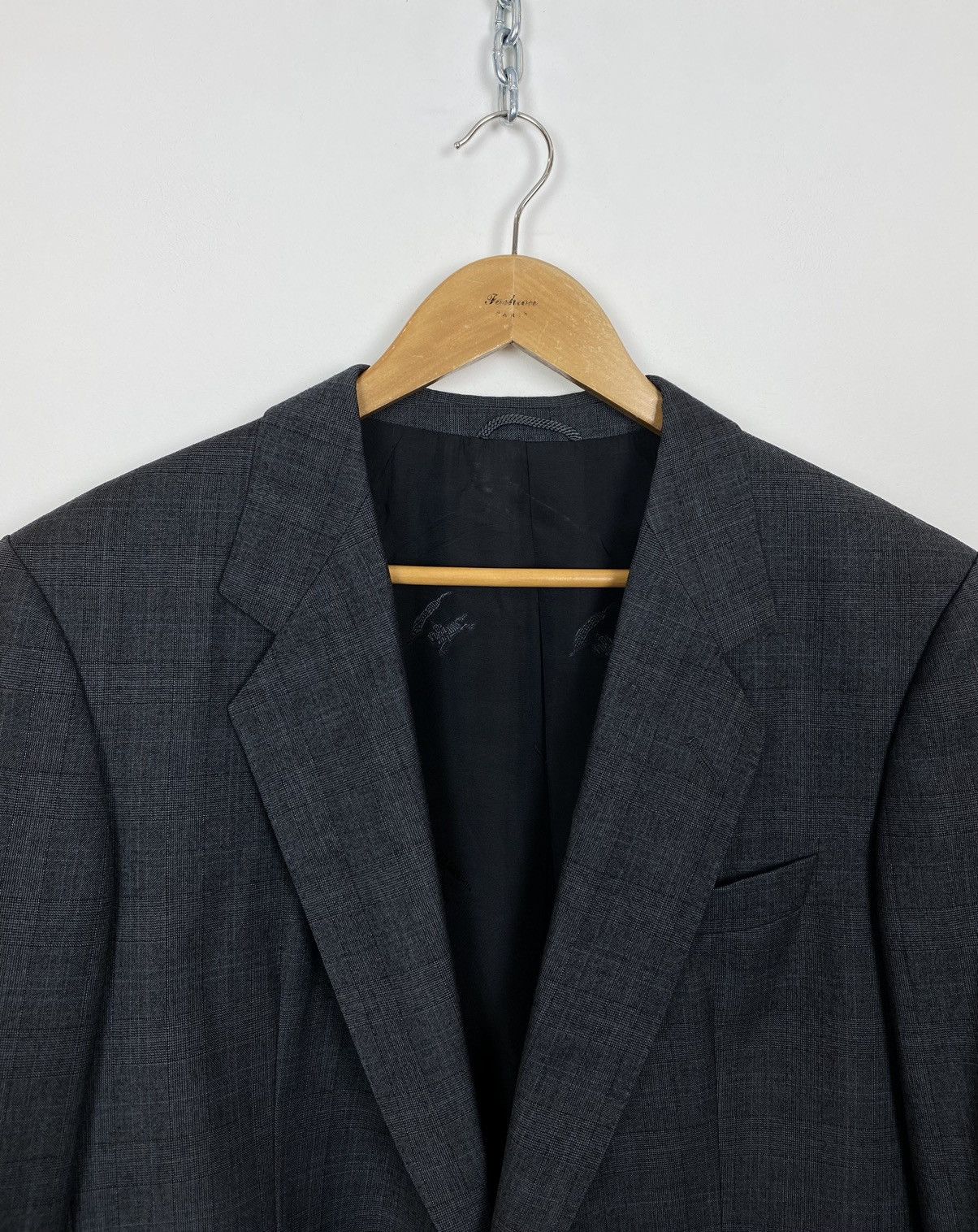 Burberry Burberrys Long Sleeve Wool Blazer Jacket Men’s Size XL Size 44L - 2 Thumbnail
