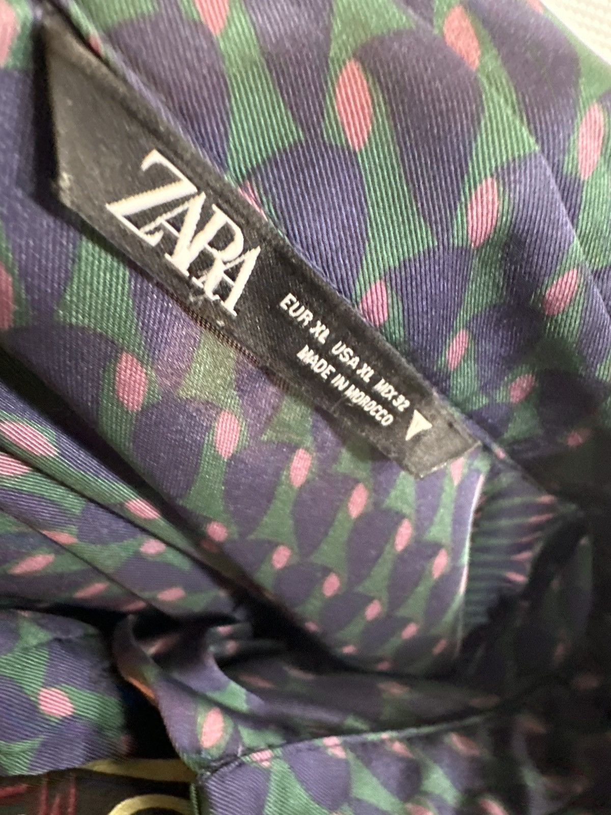 Zara Zara Ladies Geometric Print Blouse Size XL / US 12-14 / IT 48-50 - 7 Thumbnail