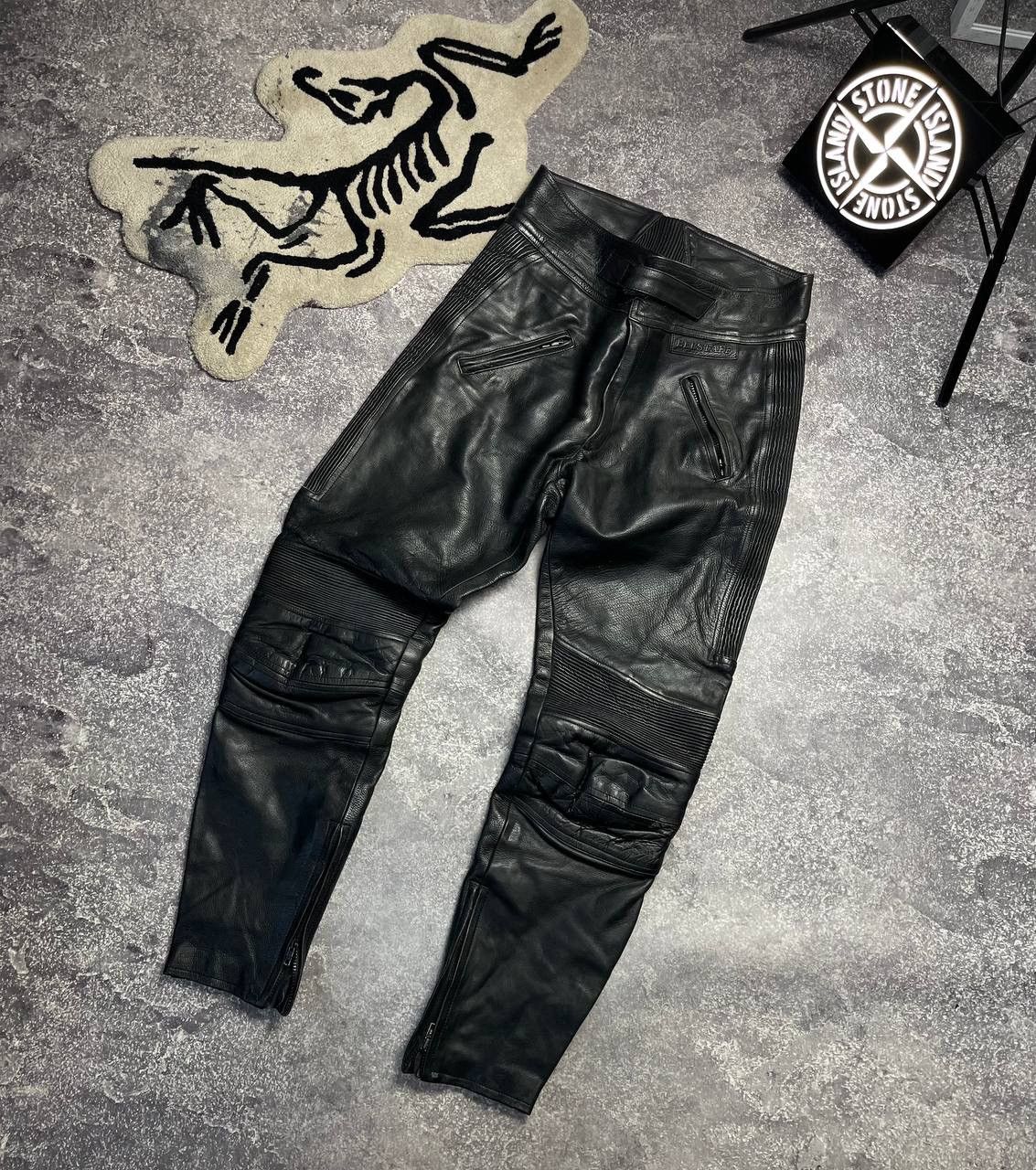 Vintage Belstaff Y2K 90's Racing Genuine Leather Pants