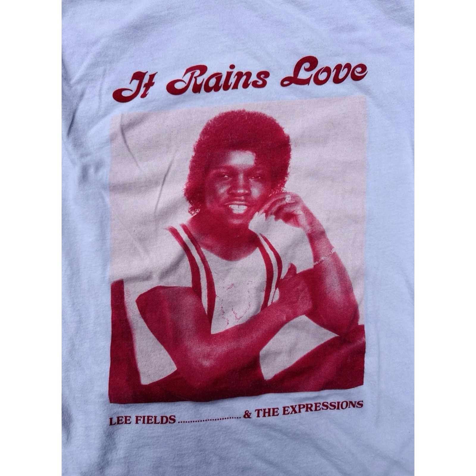 Lee Lee Fields It Rains Love Tour T Shirt Soul Funk Band White S Mens Size US S / EU 44-46 / 1 - 4 Thumbnail