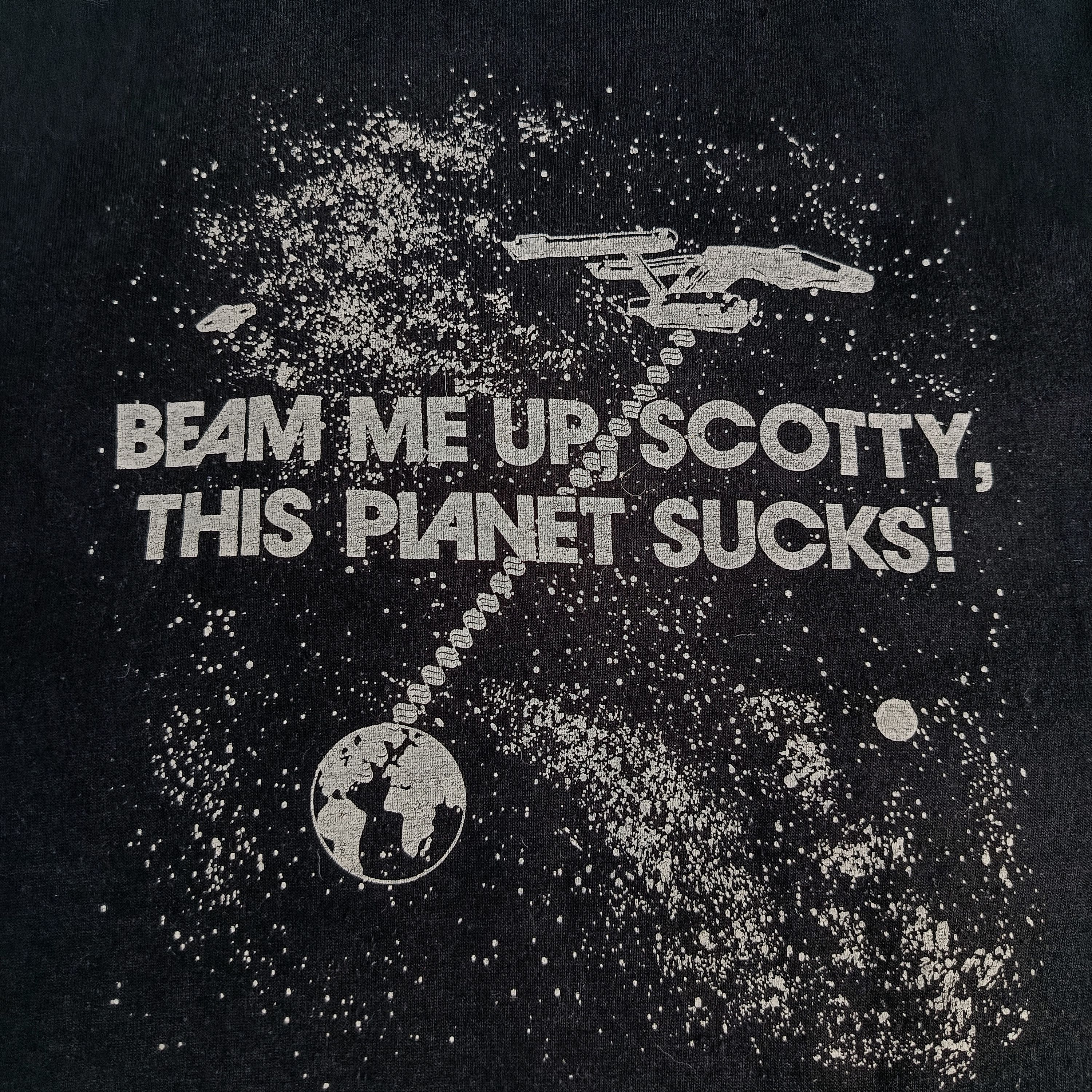 Jerzees Vintage 80s star trek Single stitch Parody tee Size US L / EU 52-54 / 3 - 1 Thumbnail