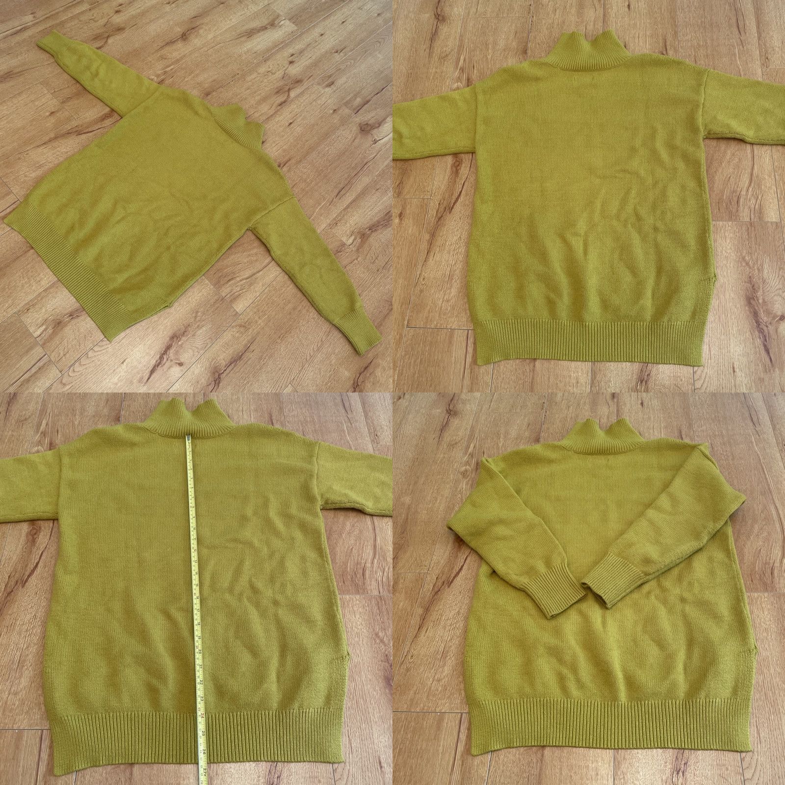 Anthropologie Maeve Anthropologie Sweater Small Turtle Neck Oversize Tunic Mustard Yellow Boho Pullover Women S Regular XS? No size mapping. Size S / US 4 / IT 40 - 8 Thumbnail