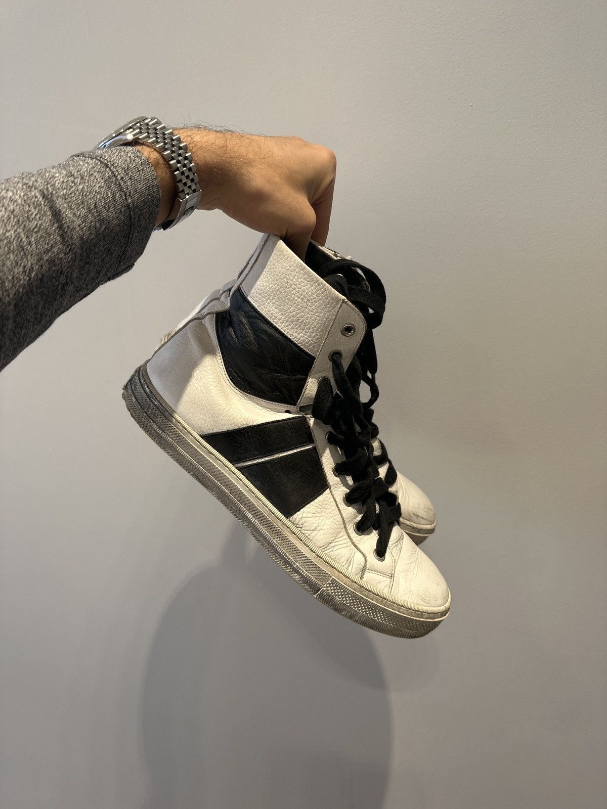 Amiri Amiri High Top Sneakers Size US 11.5 / EU 44-45 - 6 Thumbnail