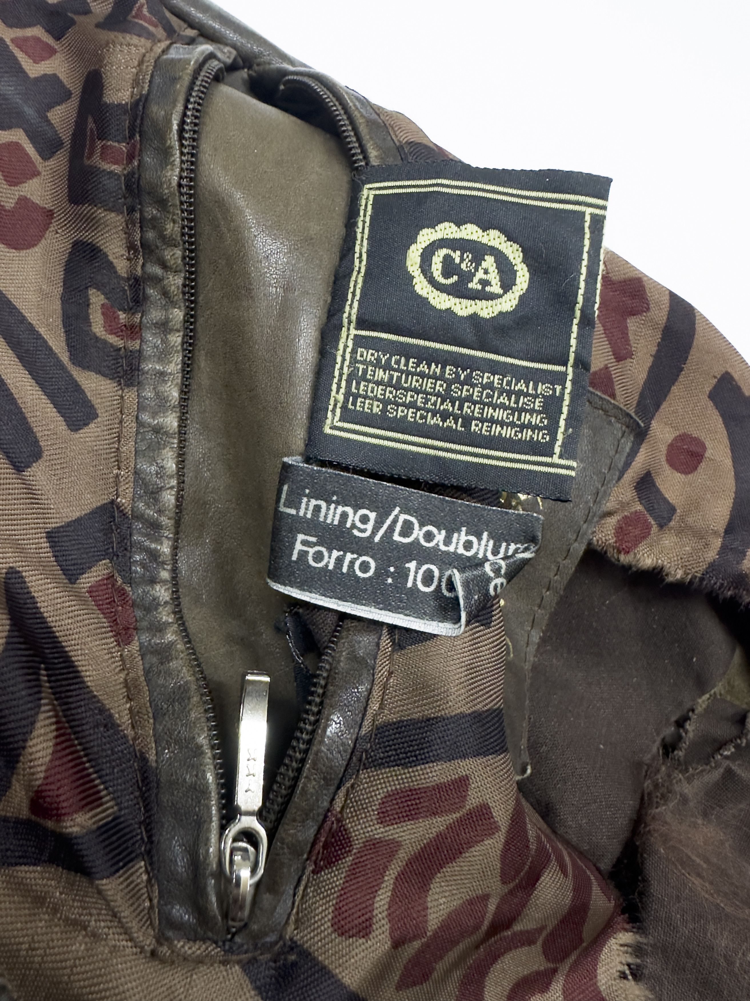 Angelo Litrico Angelo Litrico Vintage Leather Asymmetrical Jacket Size US L / EU 52-54 / 3 - 8 Thumbnail