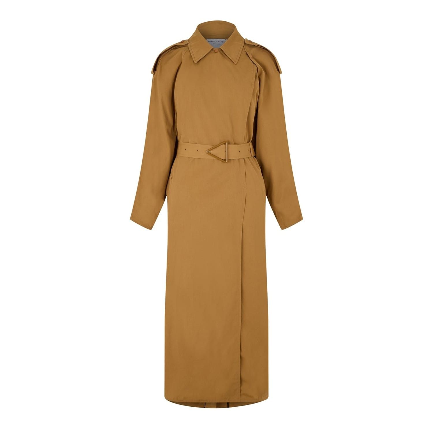 Bottega Veneta Bottega Veneta Contrast Relaxed Fit Trench Coat in Beige Size XS / US 0-2 / IT 36-38 - 1 Thumbnail