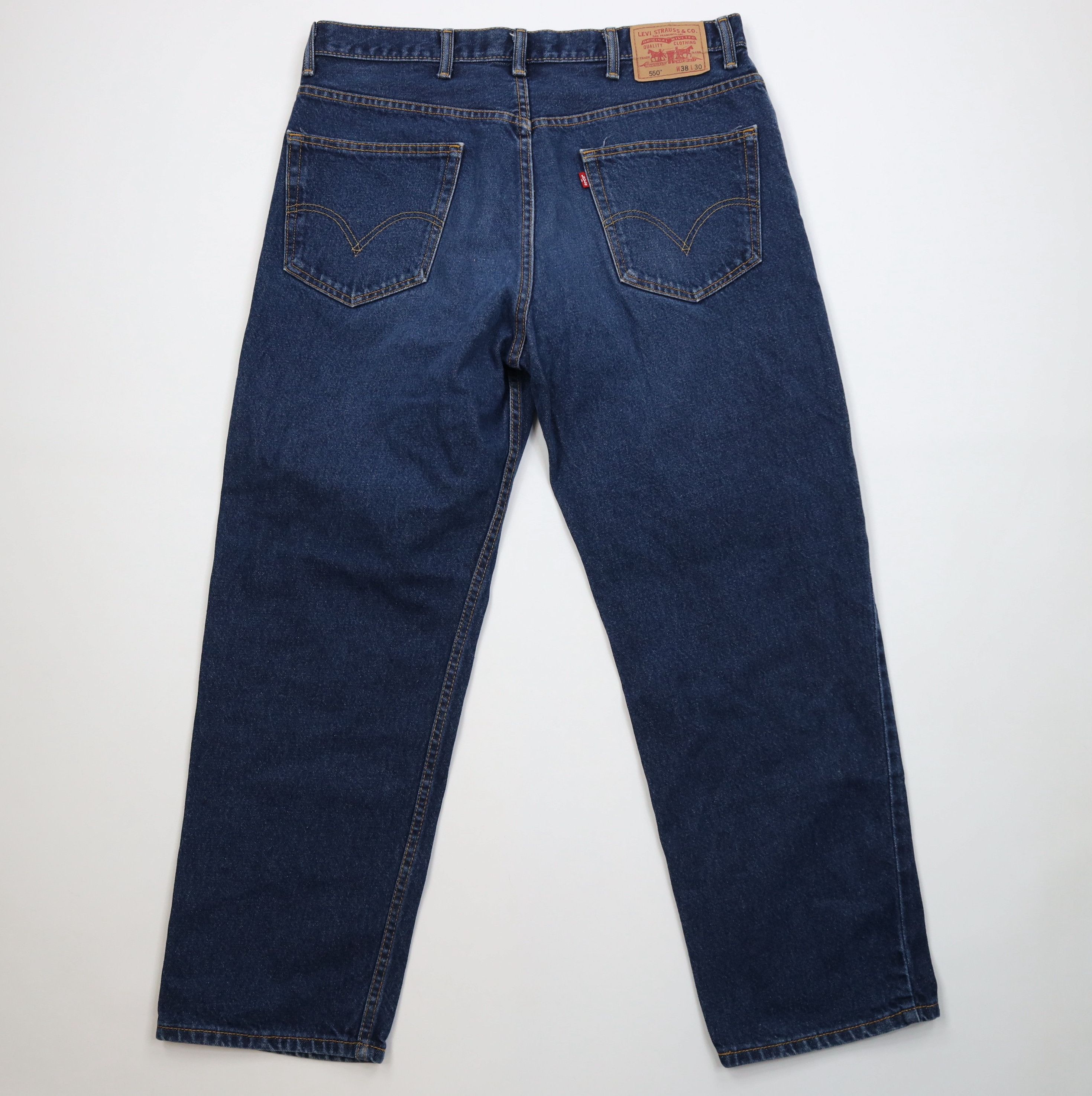 Levi's Vintage Y2K Levis 550 Relaxed Fit Denim Jeans Blue Cotton Size US 38 / EU 54 - 9 Thumbnail