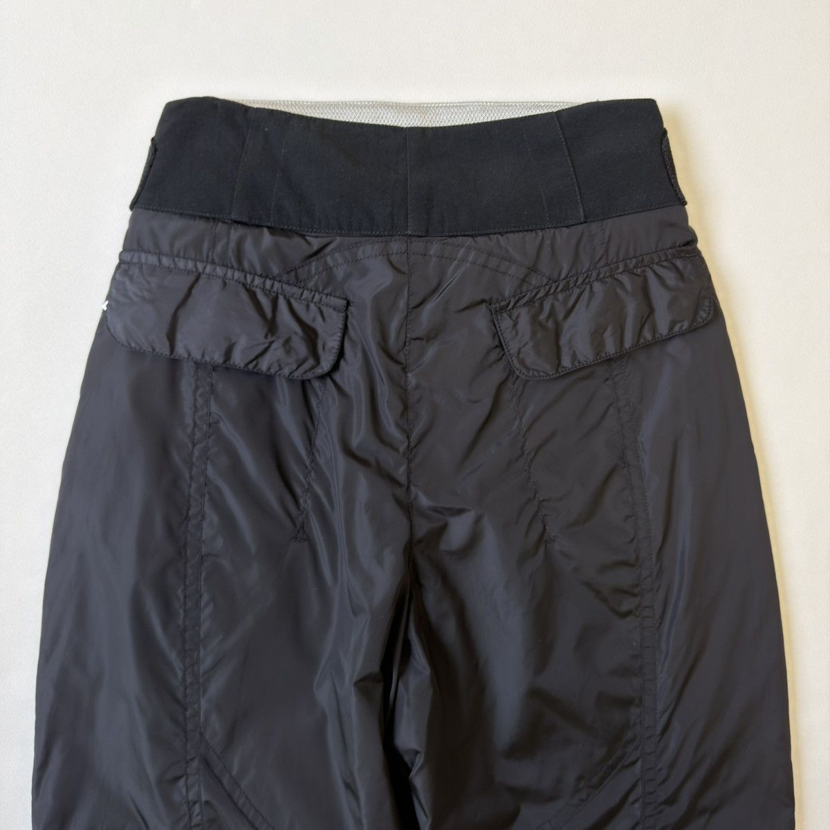 Prada Mid 2000s Black Nylon Ski Trousers Size 26" / US 2 / IT 38 - 15 Thumbnail