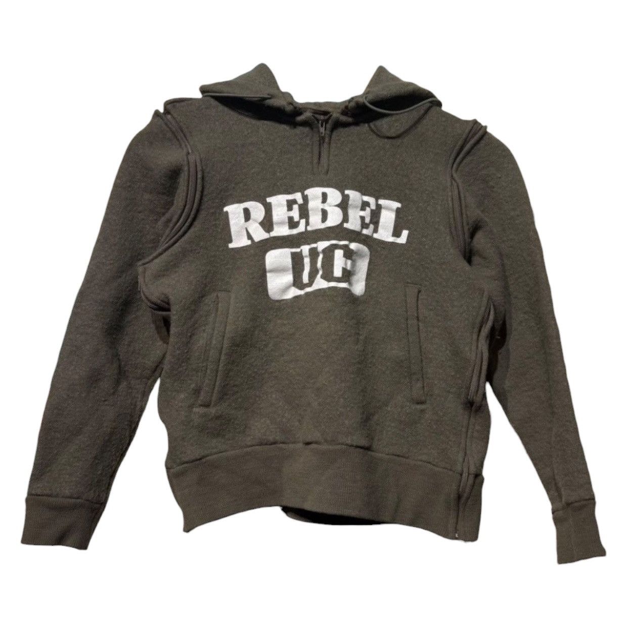 Undercover Undercover AW99 "Ambivalence" Small Parts Rebel UC Hoodie Size US XXS / EU 40 - 2 Thumbnail