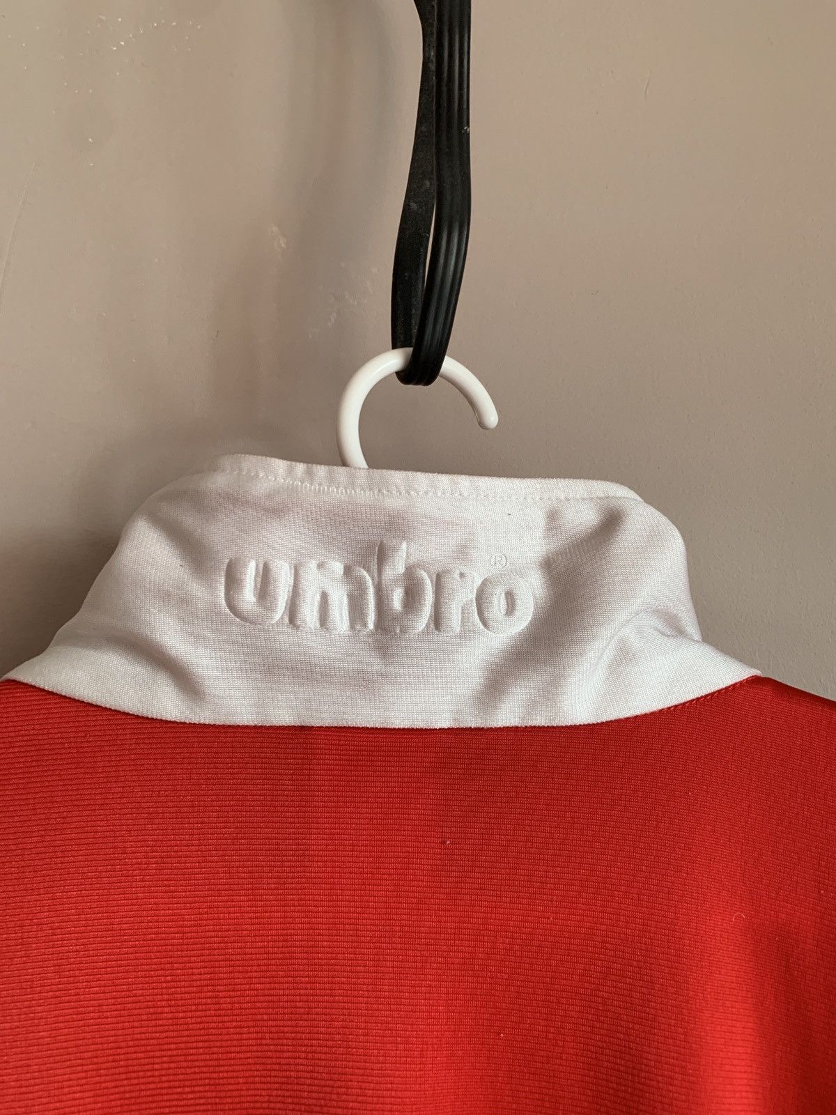 Umbro Umbro Vintage 90s Zip Football Jacket Soccer Retro Size L Size US L / EU 52-54 / 3 - 18 Thumbnail