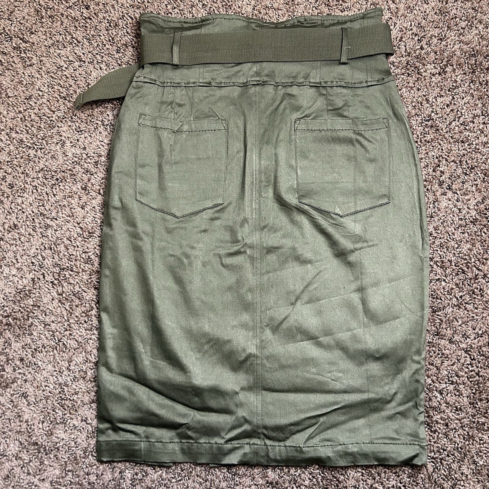 Other Lala Anthony Army Green Skirt - Women’s Size 12 Size 34" / US 12 / IT 48 - 8 Thumbnail