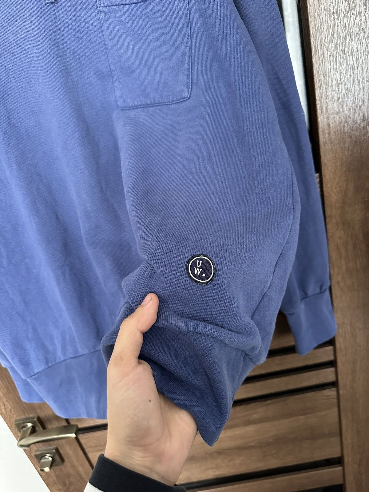 Universal Works Universal Works 1/3 Zip Pullover Sweatshirt Size US L / EU 52-54 / 3 - 6 Thumbnail
