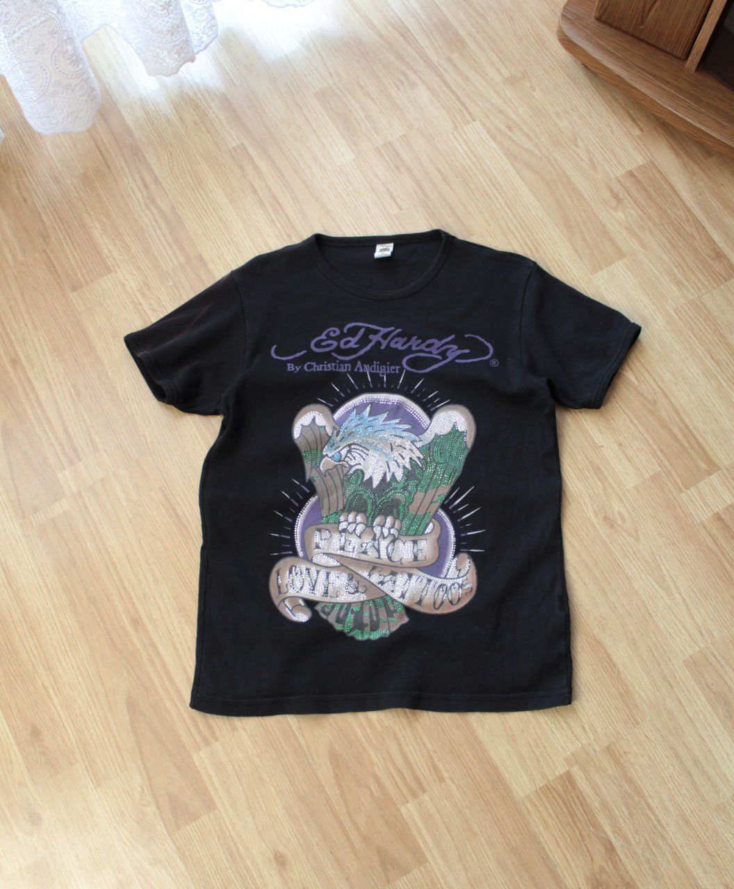 Ed Hardy 🔥 Vintage Ed Hardy Christian Audigier Affliction T Shirt Y2K Size US M / EU 48-50 / 2 - 1 Thumbnail
