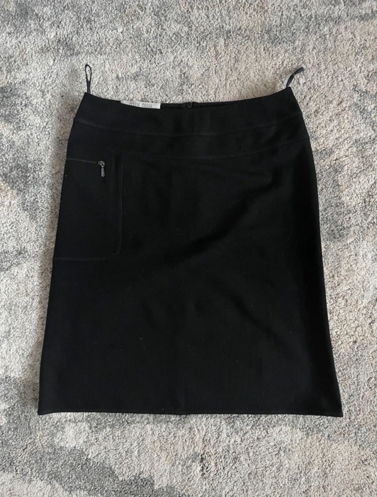 Miu Miu Miu Miu 1999 wool skirt Size 27" / US 4 / IT 40 - 1 Thumbnail
