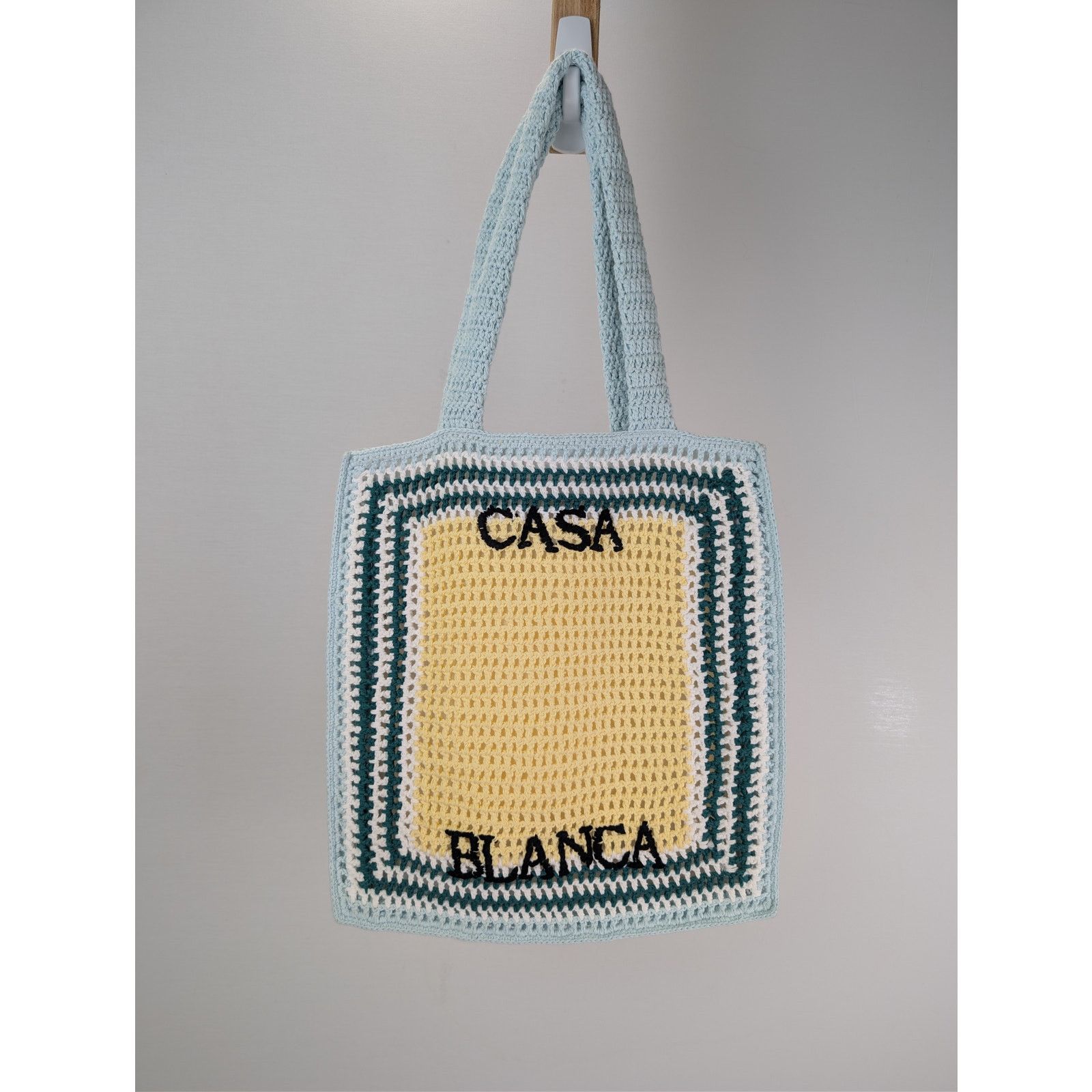 Casablanca o1rshd1 Size: OS / Knit Cotton Crochet Bag in Multicolor Size ONE SIZE - 8 Thumbnail