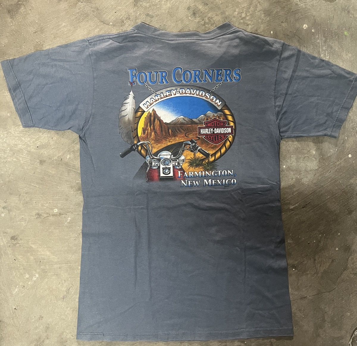 Harley Davidson Four Corners Harley-Davidson Farmington, NM blue Size US M / EU 48-50 / 2 - 4 Thumbnail