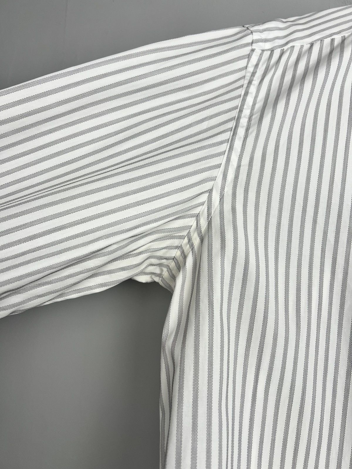 Designer × Ermenegildo Zegna Ermenegildo Zegna Button Up Striped Shirt Long Sleeve Kiton Size US L / EU 52-54 / 3 - 6 Thumbnail