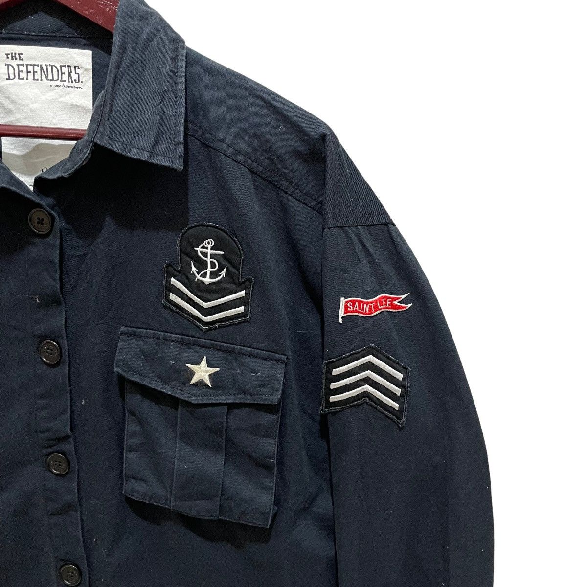 One Teaspoon × Vintage The Defenders by Oneteaspoon Patches Button Jacket Size US M / EU 48-50 / 2 - 3 Thumbnail
