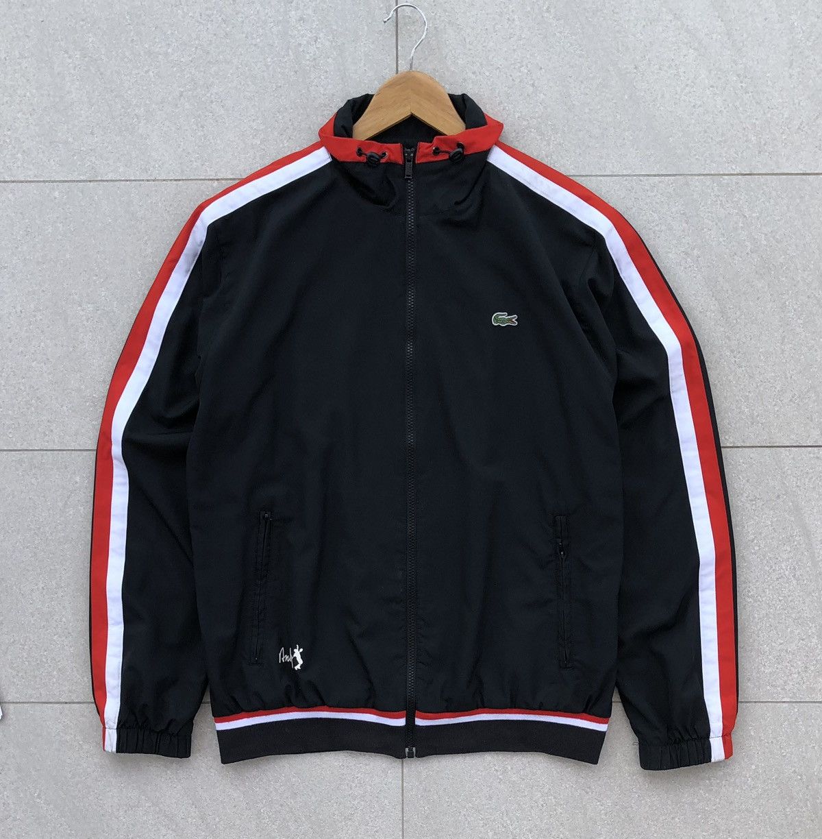Lacoste Lacoste x Andy Roddick Mens Embroidery Bomber Jacket Size US L / EU 52-54 / 3 - 9 Thumbnail
